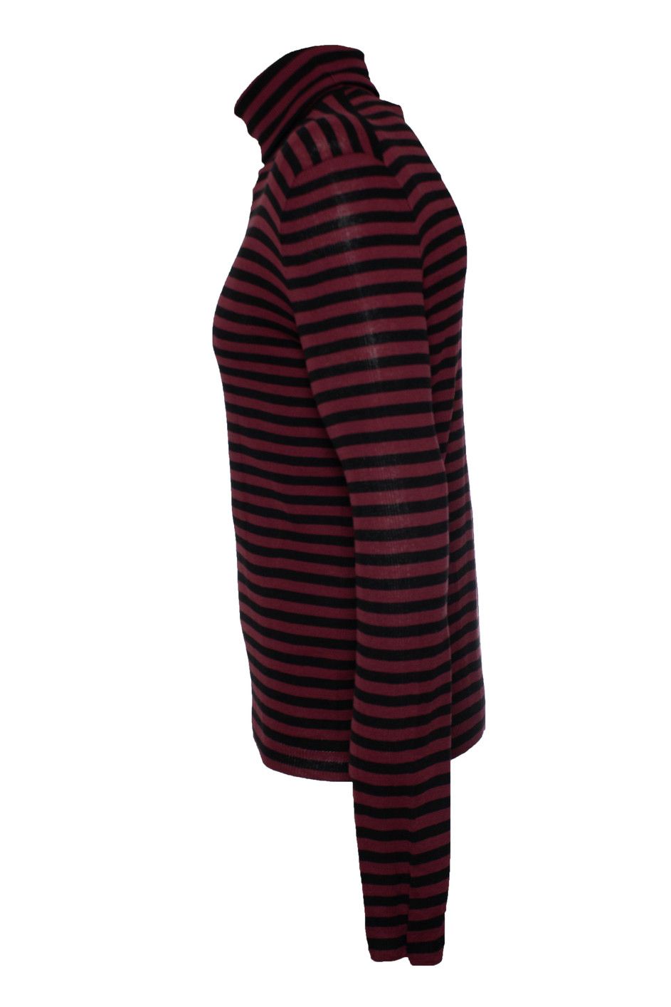 Saint Laurent Paris Saint Laurent, Striped Pullover in black and burgundy Size US XL / EU 56 / 4 - 4 Thumbnail
