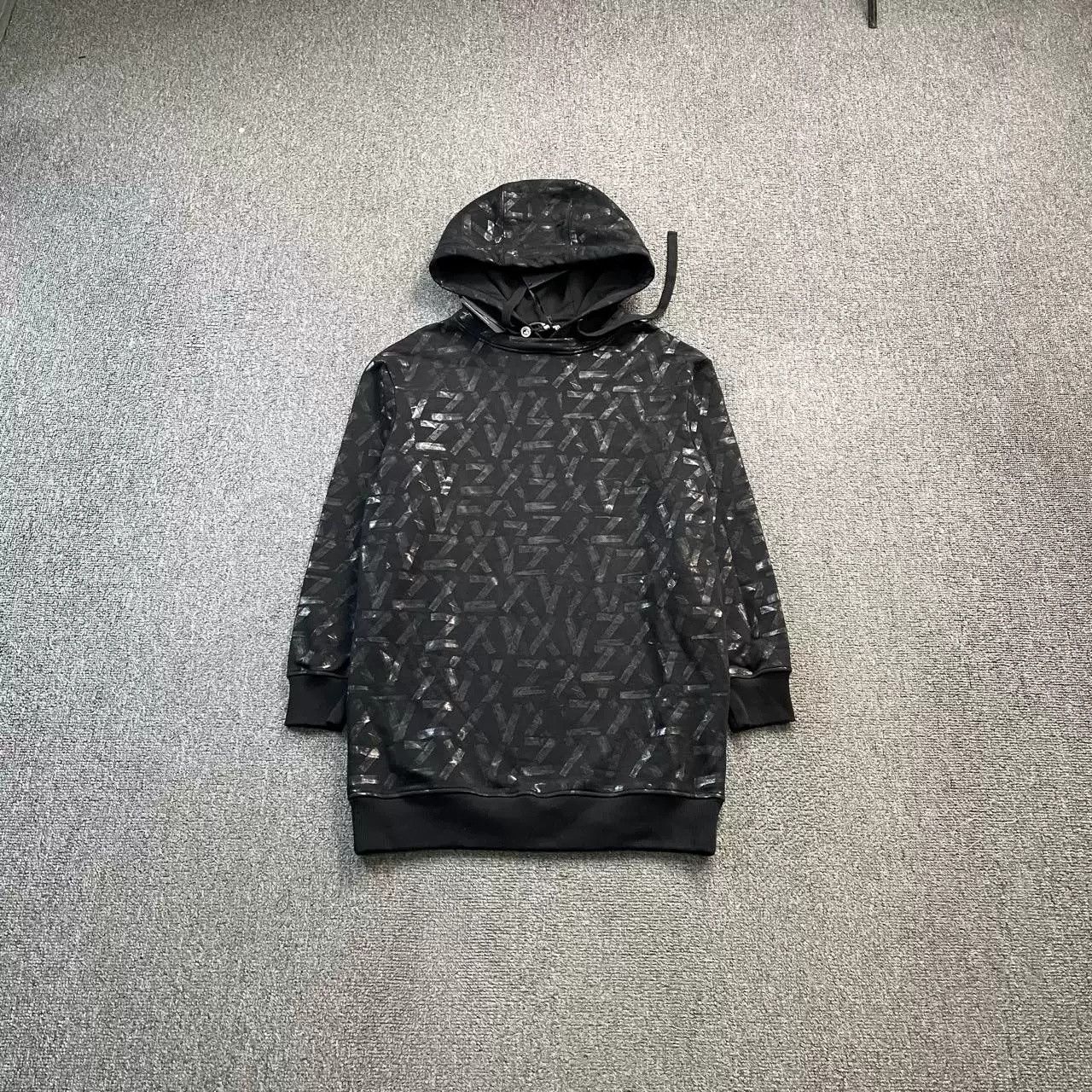 Versace Versace Black Printed Hoodie Size US S / EU 44-46 / 1 - 1 Thumbnail