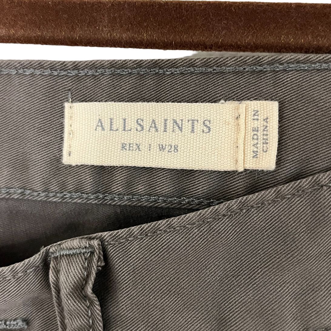 Allsaints AllSaints Size 28 Slate Gray Cotton Jeans Button Fly Size US 28 / EU 44 - 3 Thumbnail