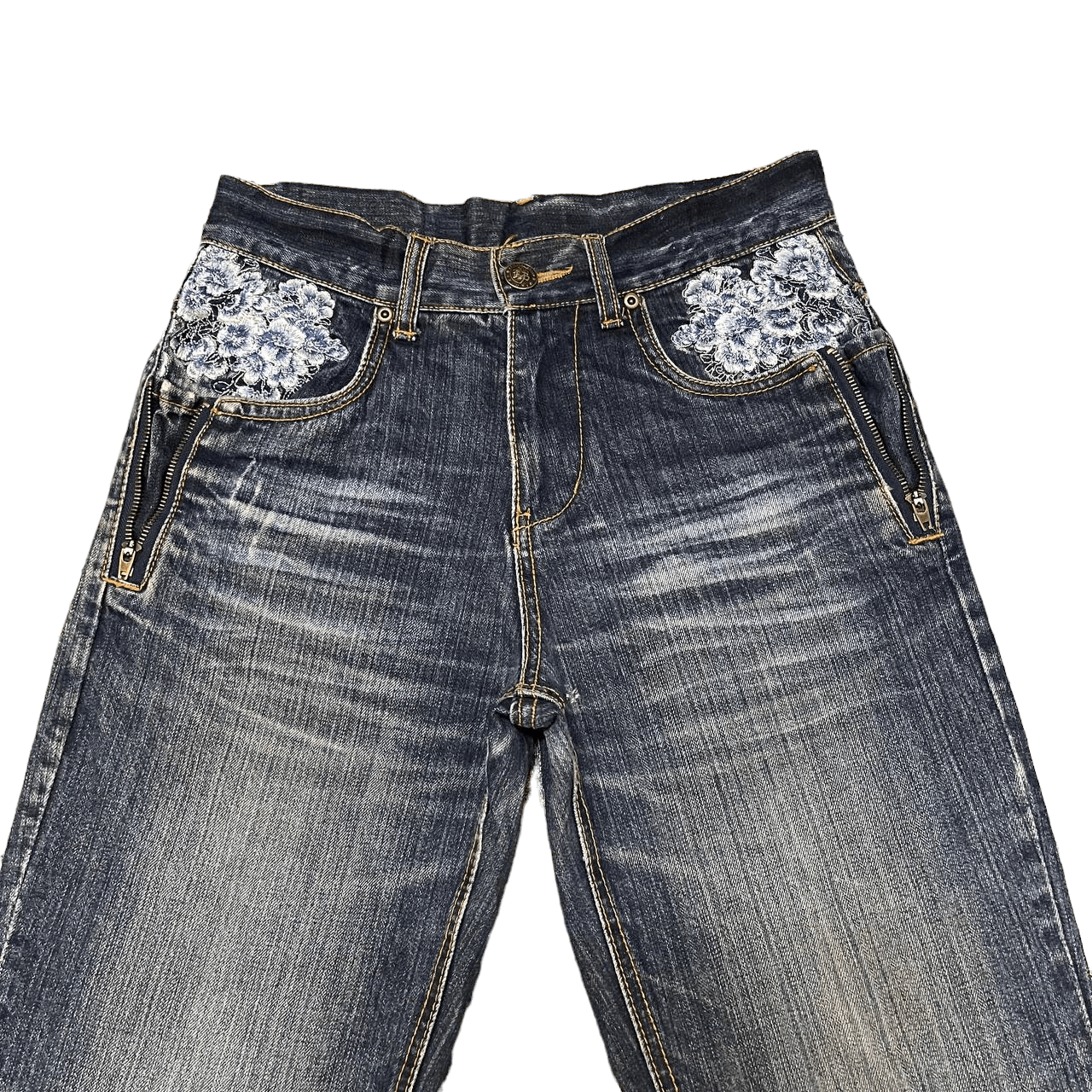 Beauty Beast Vintage Oriental Brand by Nishiki Denim Jeans Size US 30 / EU 46 - 2 Thumbnail