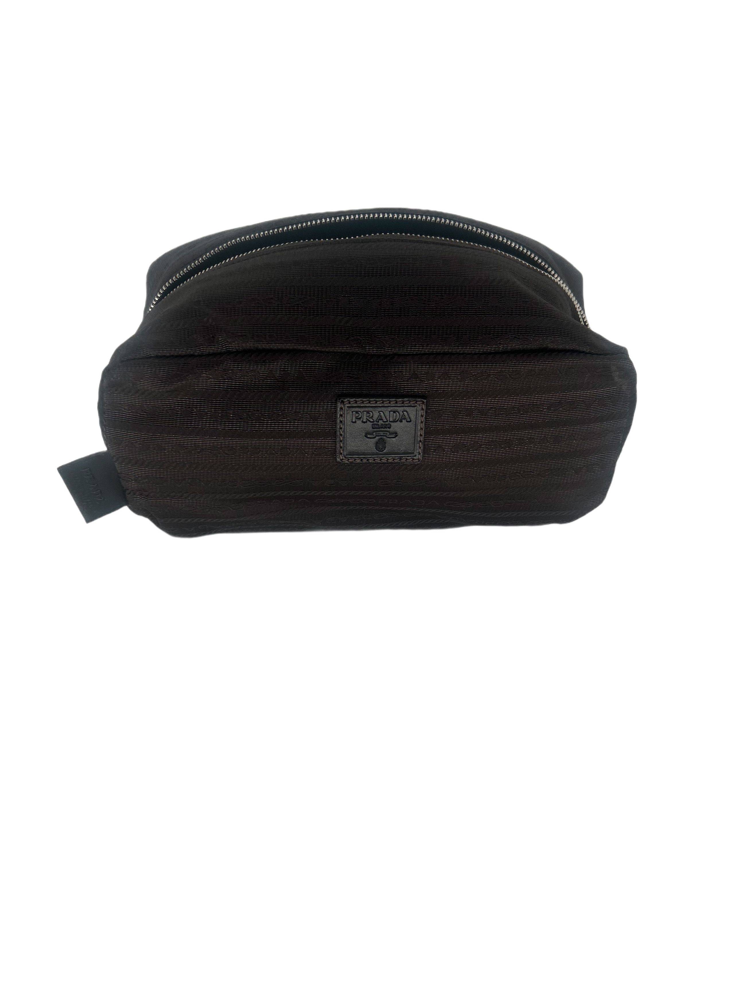 Prada Prada Wash Bag WithEmbroidered / Royal Crest With Leather D Size ONE SIZE - 6 Thumbnail