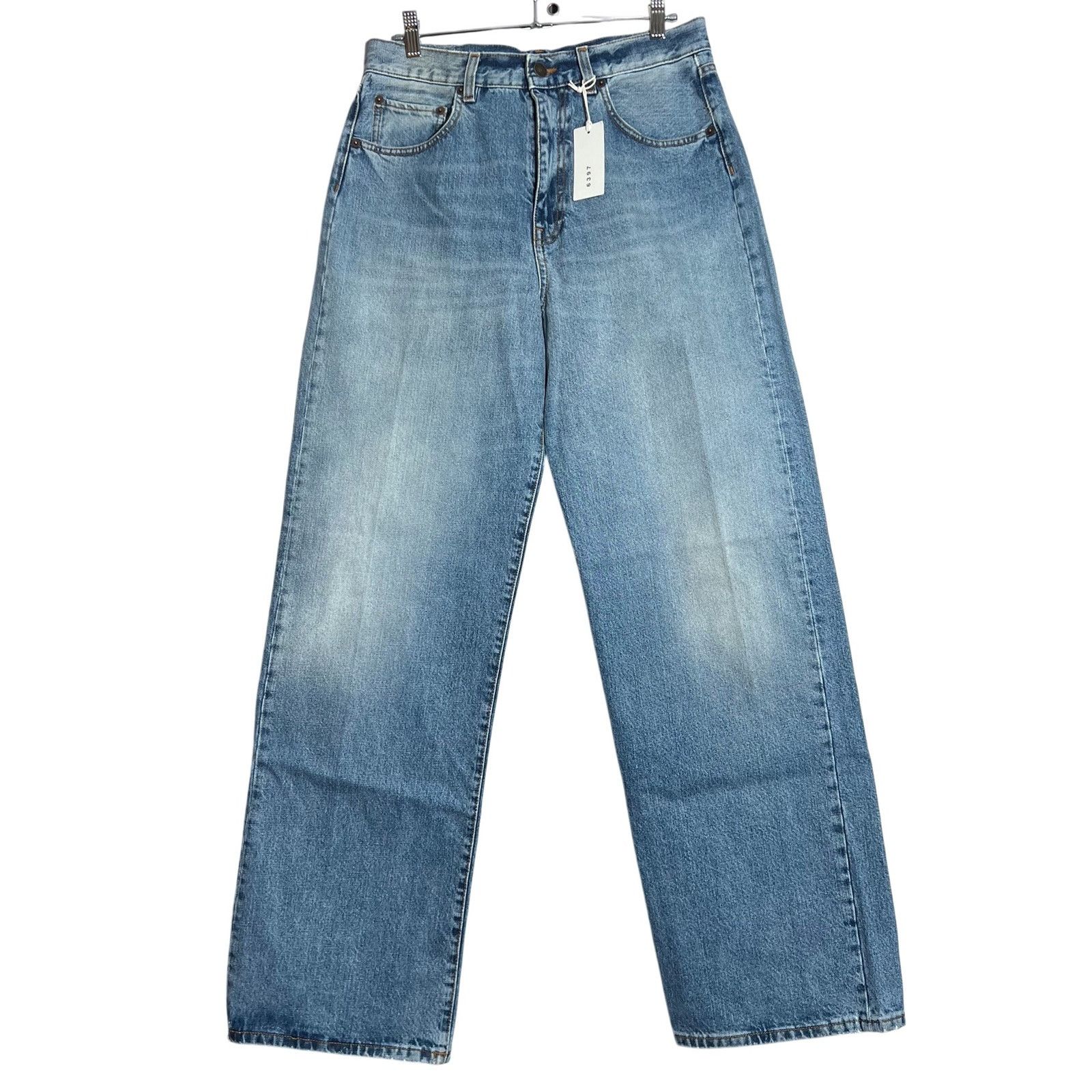 6397 6397 Wide Leg High Rise Jeans Light Blue NP239 Size 30 Size 30" / US 8 / IT 44 - 1 Thumbnail