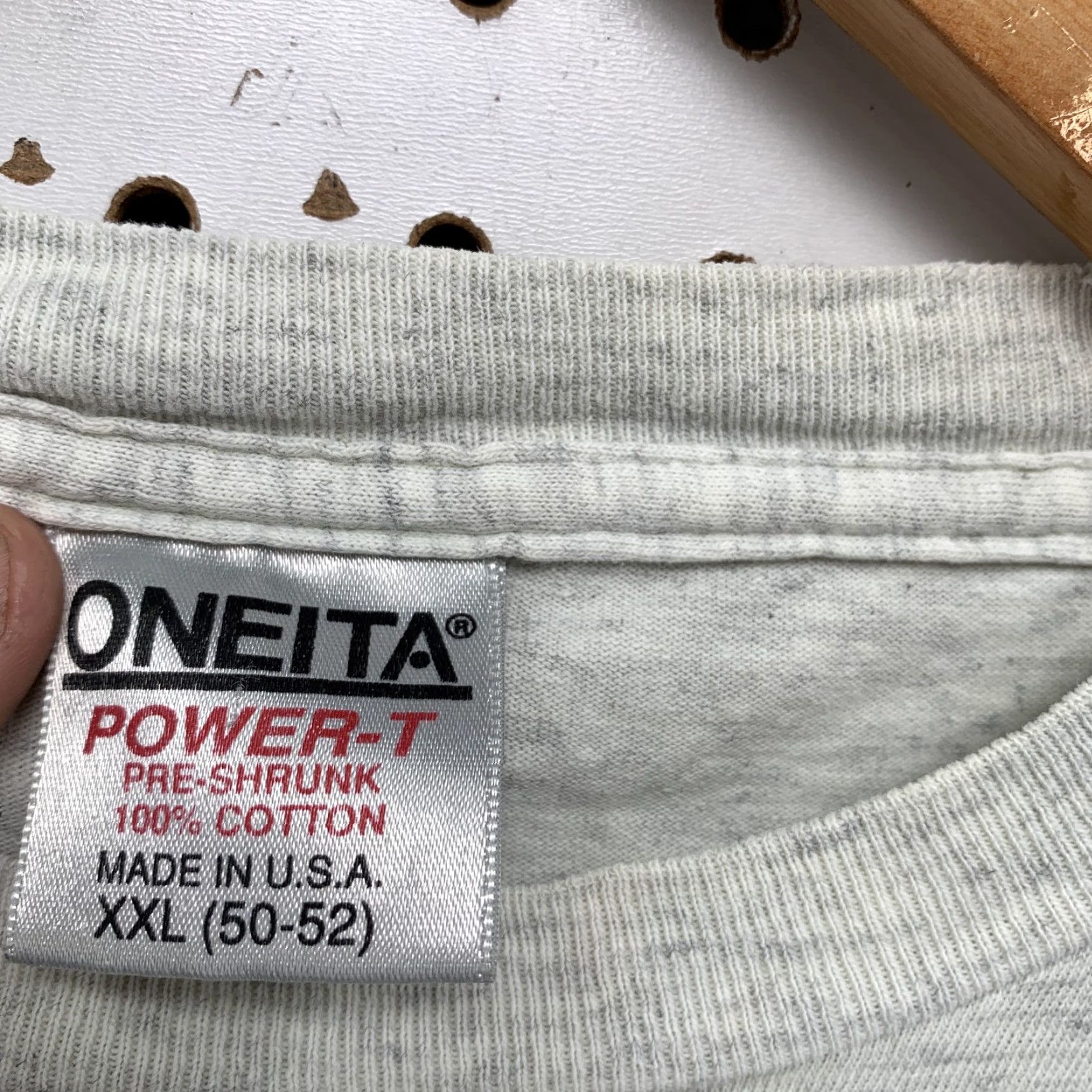 Vintage VINTAGE Oneita I Hiked Grand Canyon T-Shirt XXL Gray Short Sleeve Crew Neck USA Mens Size US XXL / EU 58 / 5 - 2 Thumbnail