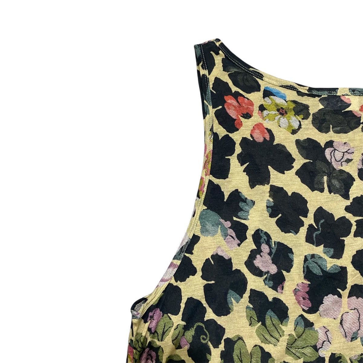 Dries Van Noten Dries Van Noten SS14 Floral Dress Asymmetric Hem Size S / US 4 / IT 40 - 14 Thumbnail