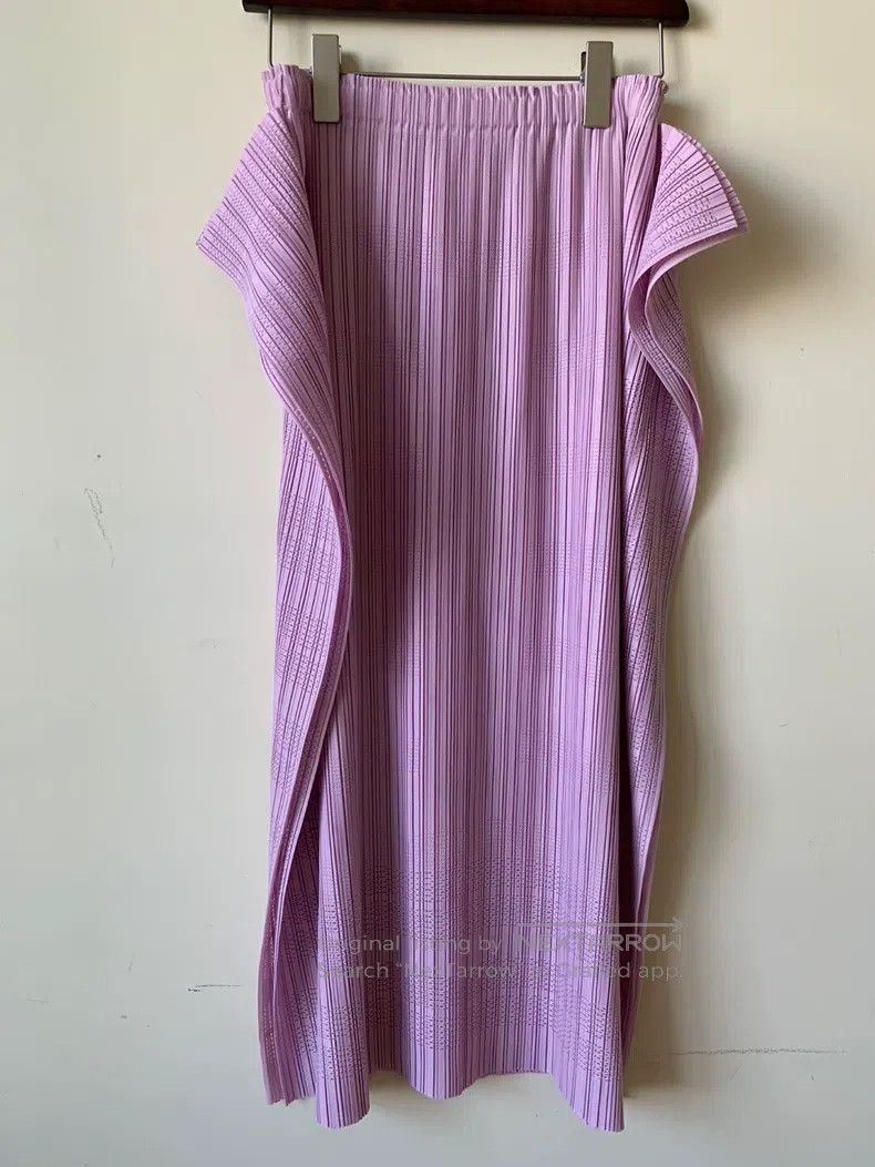 Issey Miyake Issey Miyake size:3 Kelp Midi Skirt Size 22" - 2 Thumbnail