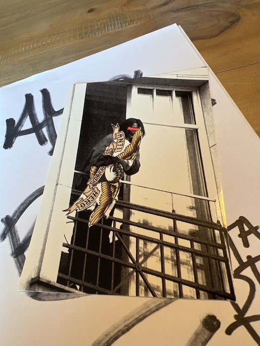 Supreme michael hot sale jackson sticker