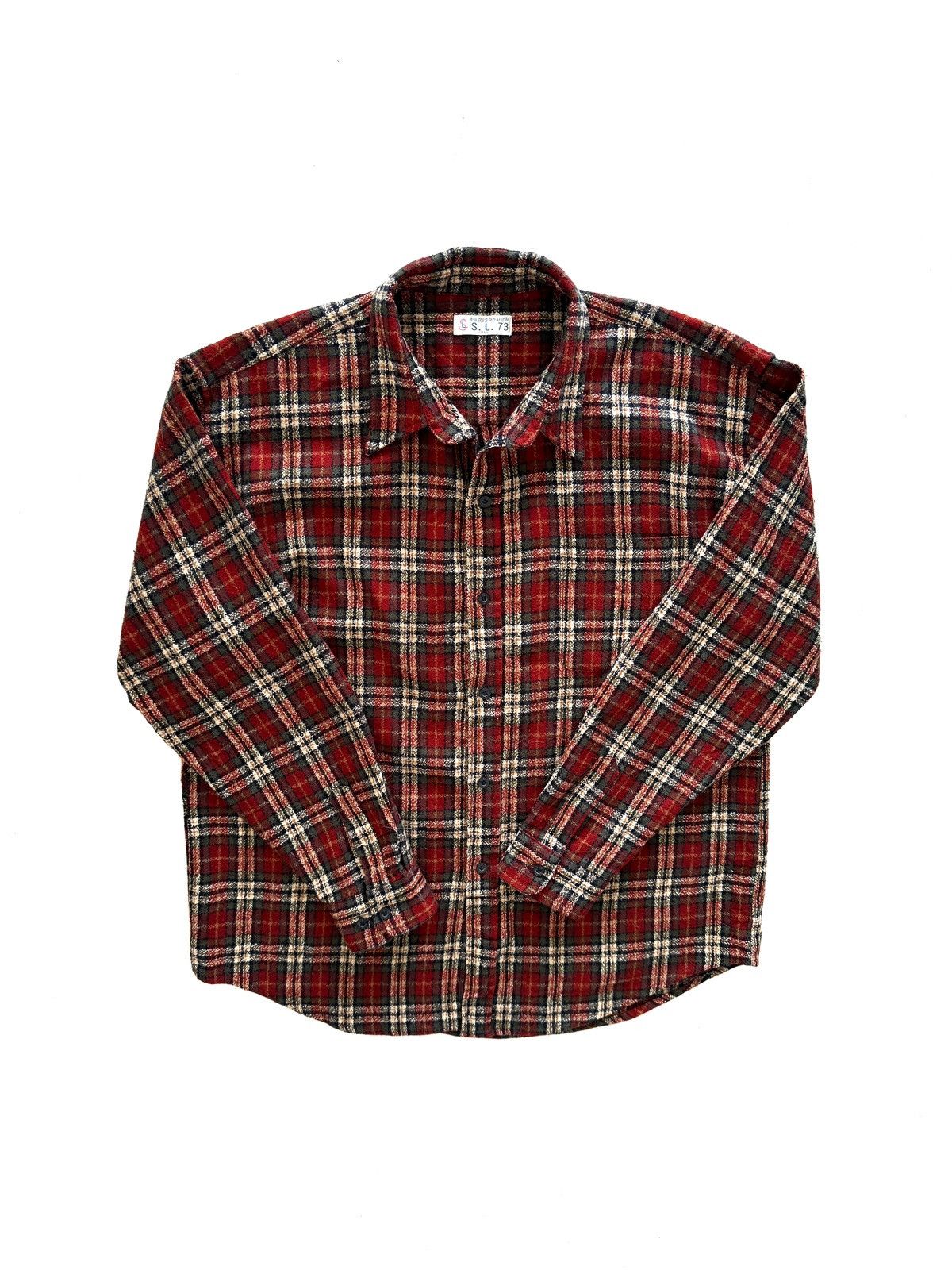Japanese Brand S.L 72 Flannel Shirt Size US XL / EU 56 / 4 - 2 Thumbnail