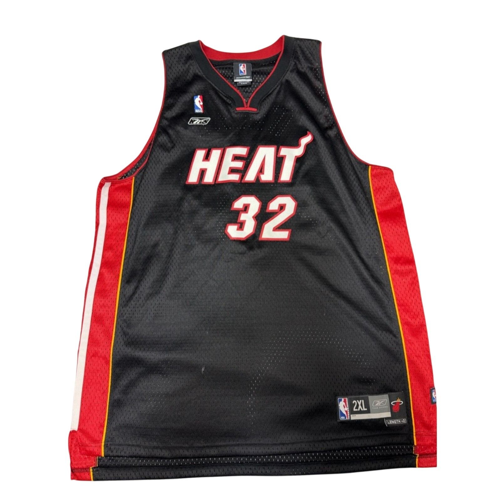 Reebok VTG Reebok O'neal Miami Heat Sewn Swingman Jersey Authentic Size US XXL / EU 58 / 5 - 1 Thumbnail