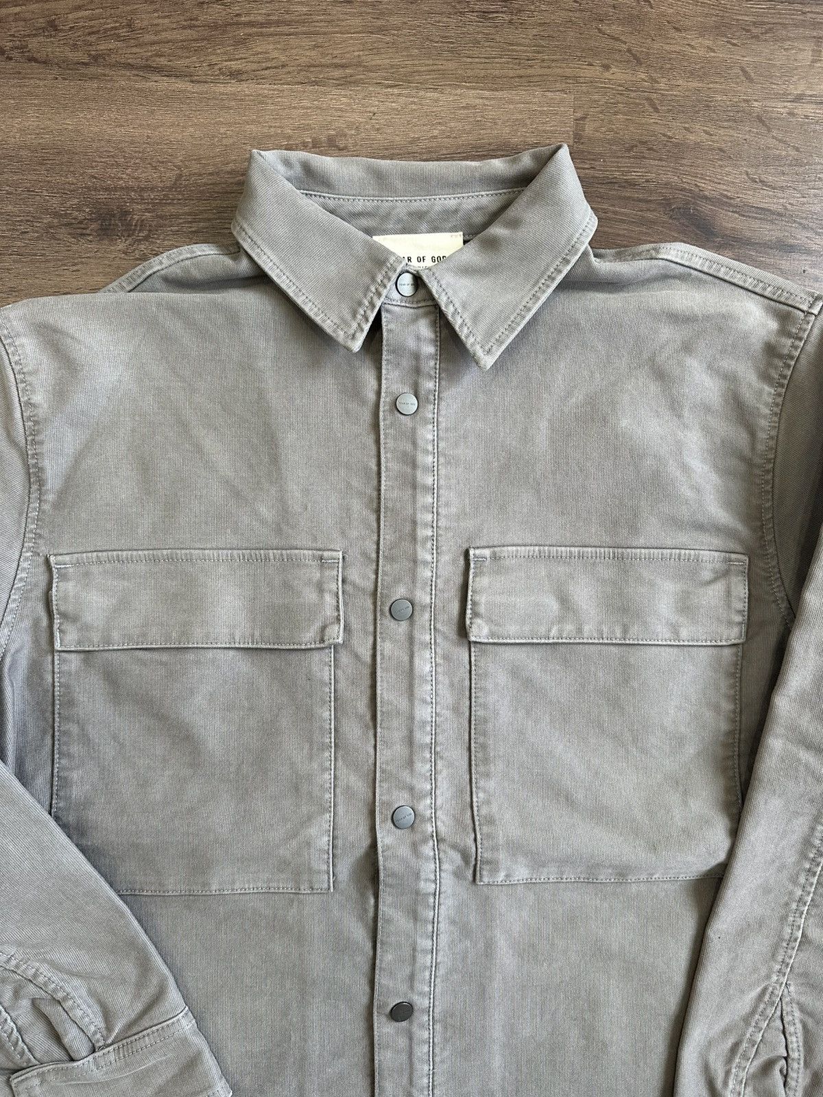 Fear of God Fear of God 6th Grey Work Jacket/Shirt Size US M / EU 48-50 / 2 - 2 Thumbnail