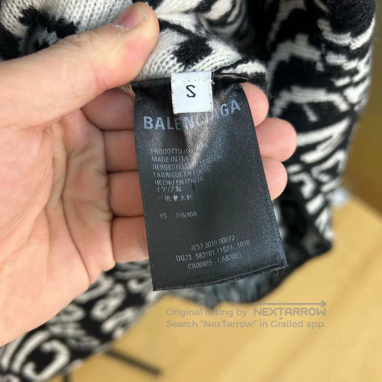 Balenciaga Balenciaga Letter Print Long Sleeve Shirt. Size US S / EU 44-46 / 1 - 4 Thumbnail
