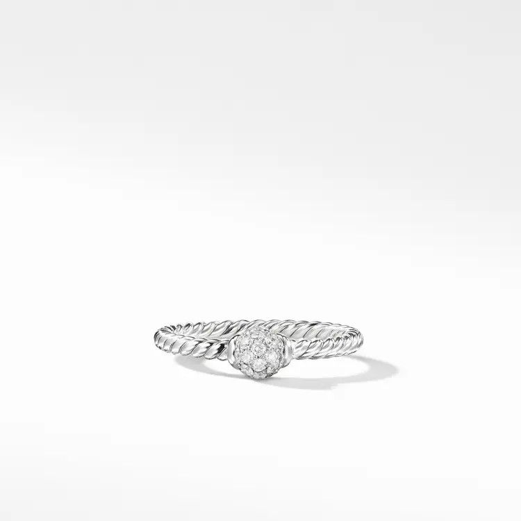 David Yurman o1s1wg111025 R13646D /Size 7 / Solari Station Ring in Silver Size ONE SIZE - 3 Thumbnail