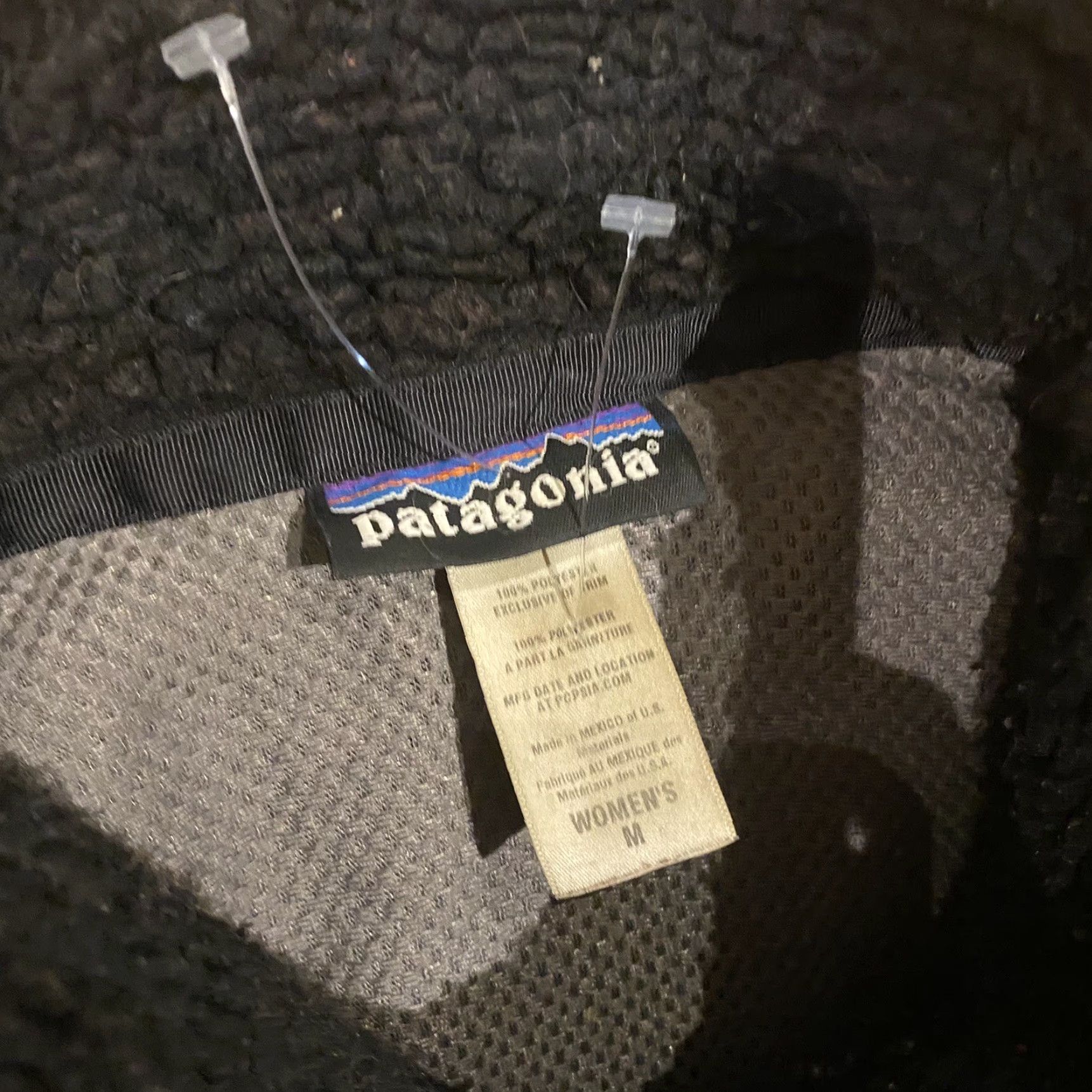 Patagonia Patagonia Jacket Black Synchilla Retro-X Deep Pile Fleece Full Zip Womens Medium Size M / US 6-8 / IT 42-44 - 7 Thumbnail