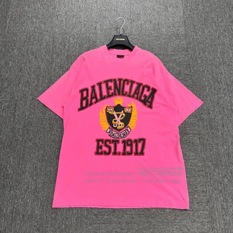 Balenciaga Balenciaga Scissors Crown Wheat Short Sleeve Size US L / EU 52-54 / 3 - 1 Thumbnail