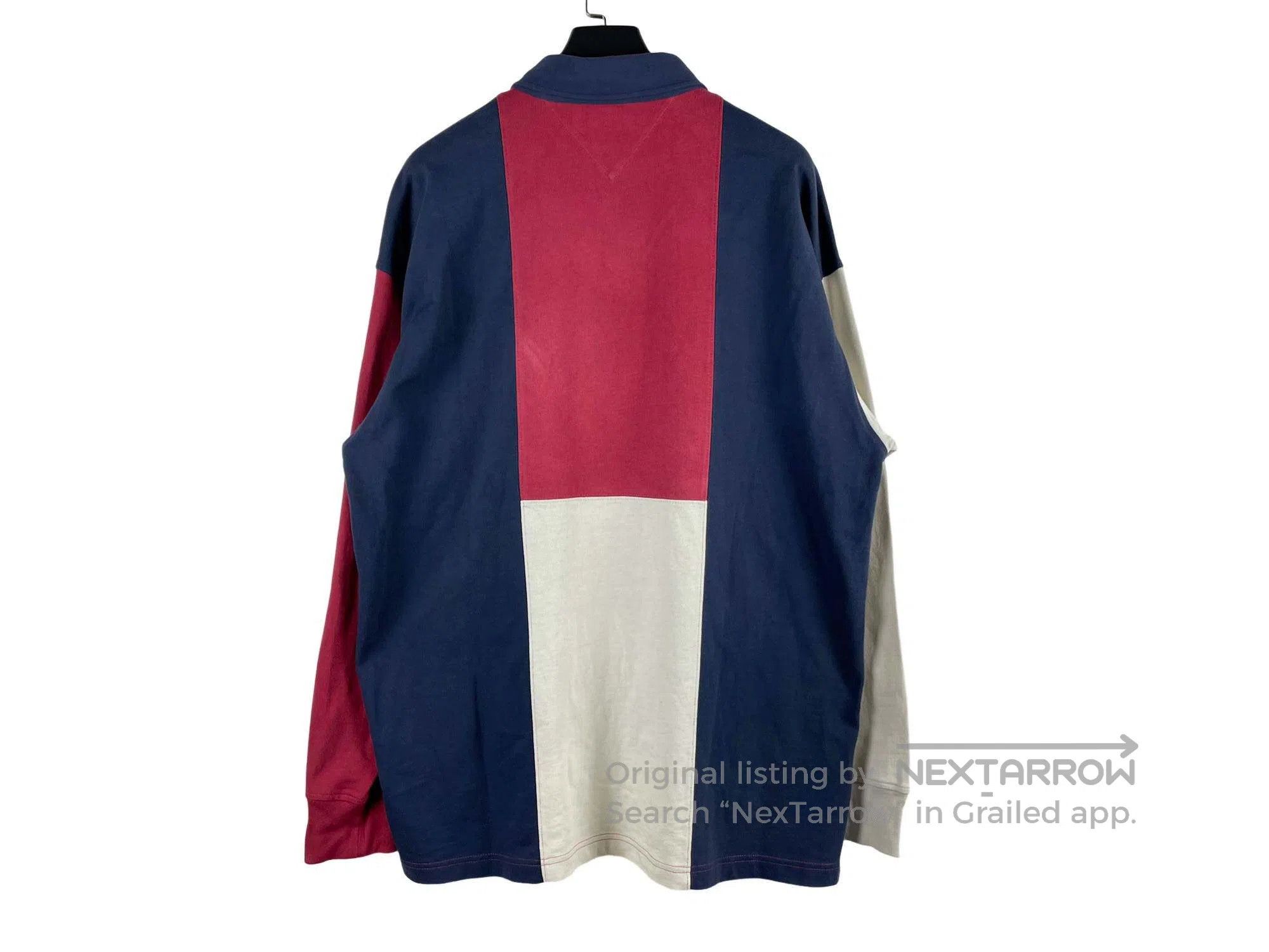 Tommy Hilfiger TOMMY HILFIGER Flag Striped Color Block Long Sleeve Size US M / EU 48-50 / 2 - 2 Thumbnail