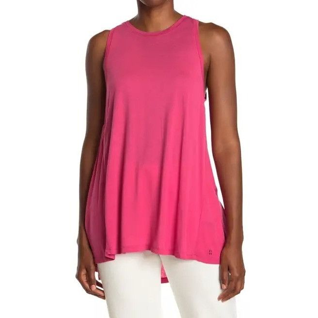 Sweaty Betty Sweaty Betty Easy Peazy Tank Tayberry Pink Lightweight Drape Size XS / US 0-2 / IT 36-38 - 1 Thumbnail