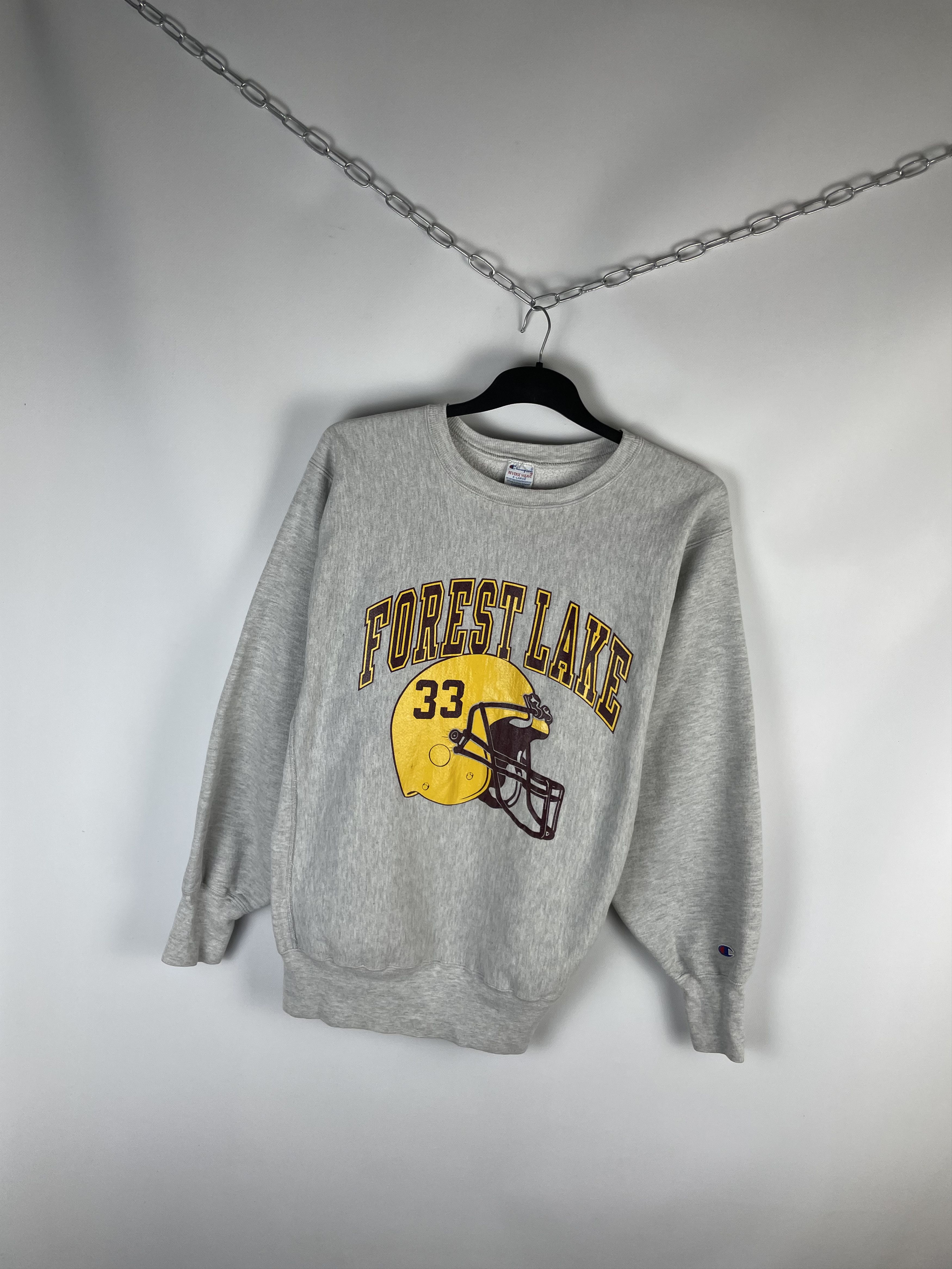 Champion Vintage 90s Champion Lake Forest Sweatshirt Size US XL / EU 56 / 4 - 2 Thumbnail