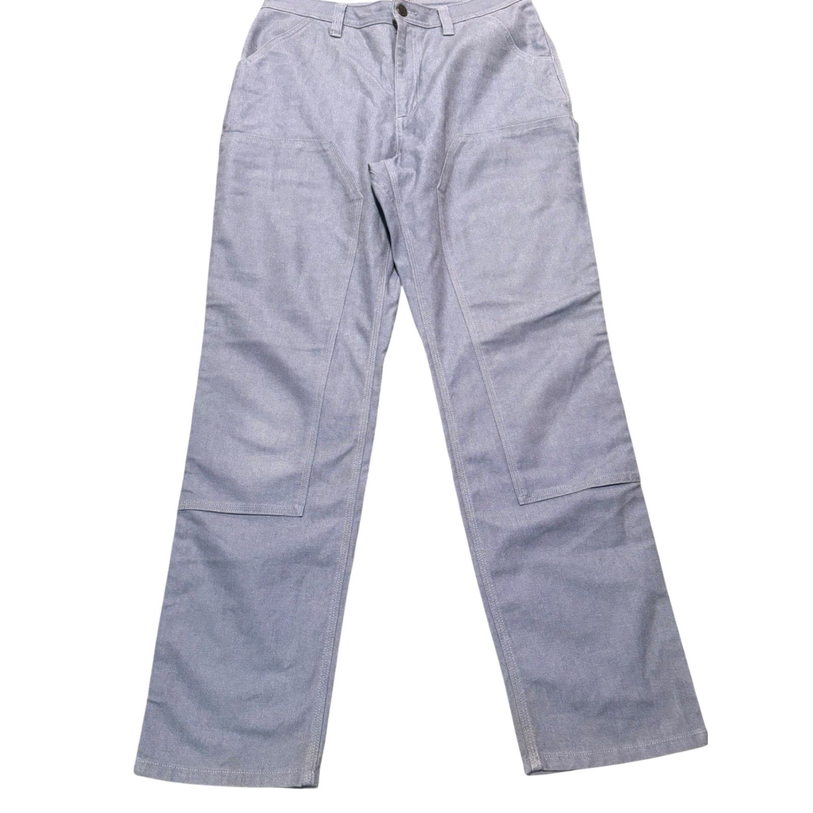 Patagonia Patagonia Hemp Canvas Pants Women Blue 12 Slim All Seasons Double Knee Carpenter Size 34" / US 12 / IT 48 - 3 Thumbnail
