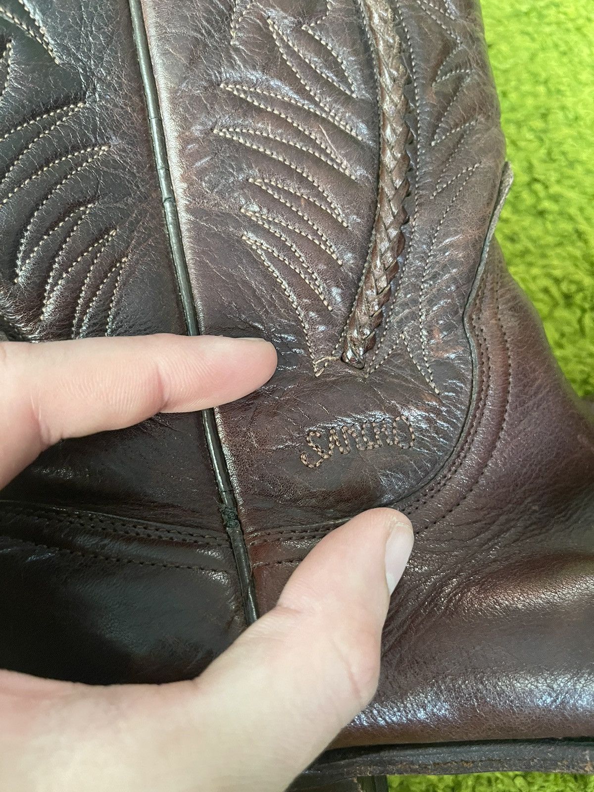 Sancho Boots Sancho western cowboy style real leather embroidered boots Size US 10 / EU 43 - 8 Thumbnail