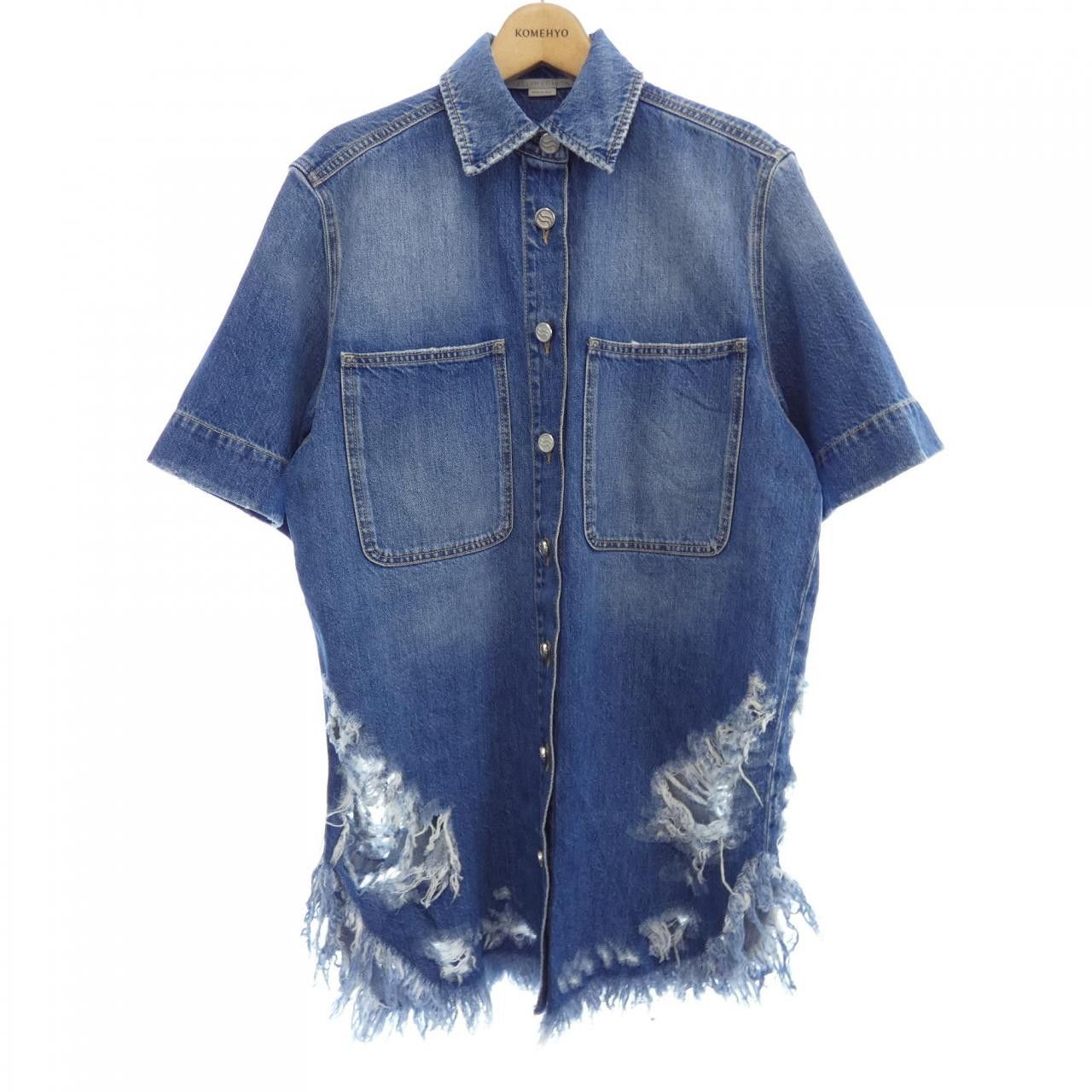 Stella Mccartney Stella McCartney Denim Jacket Denim Outerwear 6D0152 3SPH26 DUTY FREE for USA