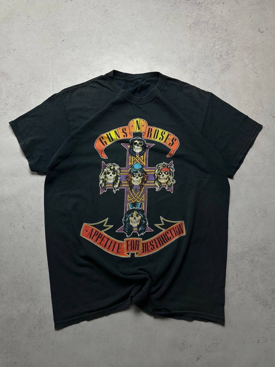 Band Tees × Vintage Vintage Guns'N'Rose Apetite For Deconstructions Boxy Tee Size US L / EU 52-54 / 3 - 2 Thumbnail