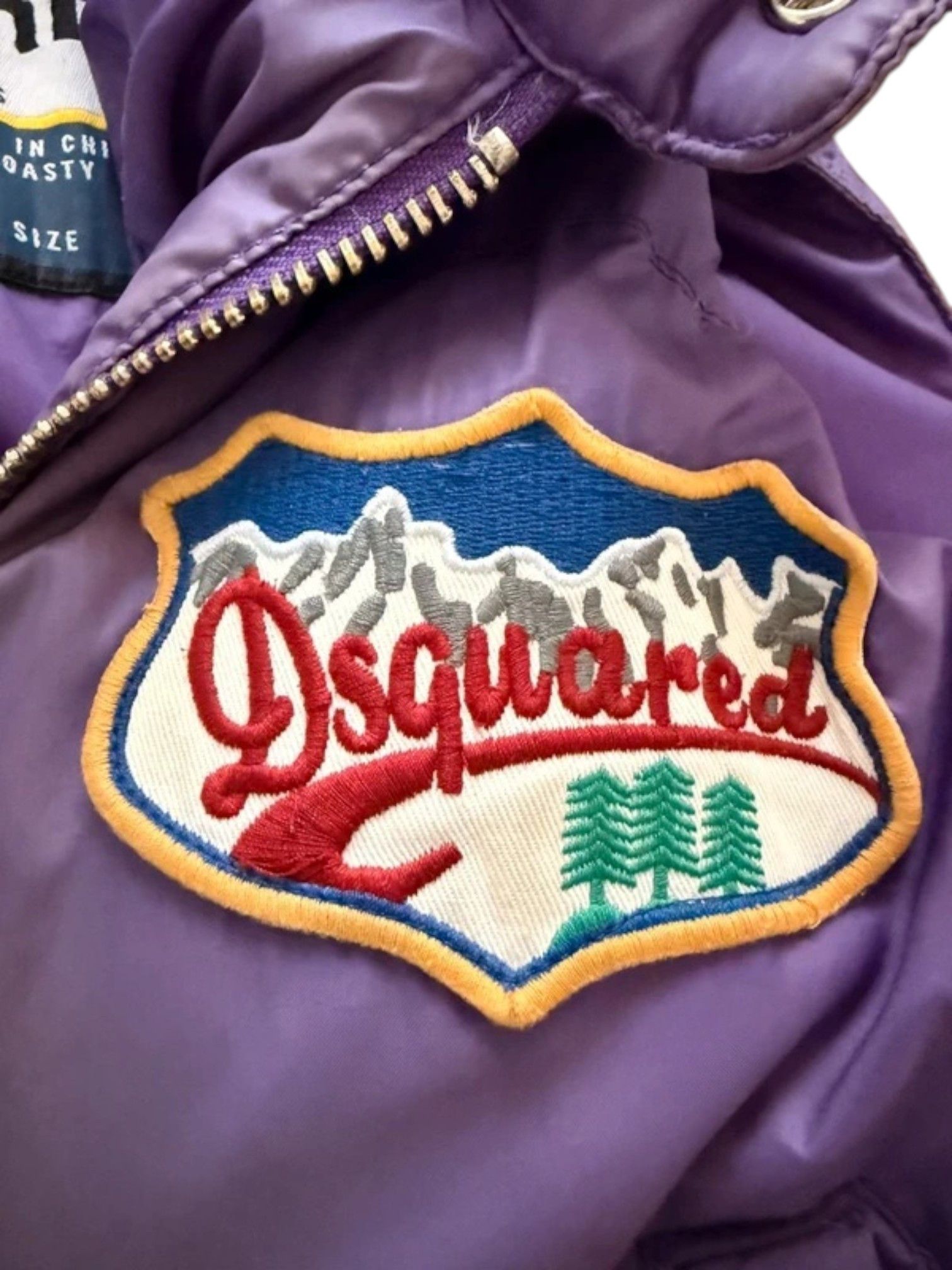 Dsquared2 Dsquared² “Home of the Rockies” Purple Down Vest Size US L / EU 52-54 / 3 - 3 Thumbnail