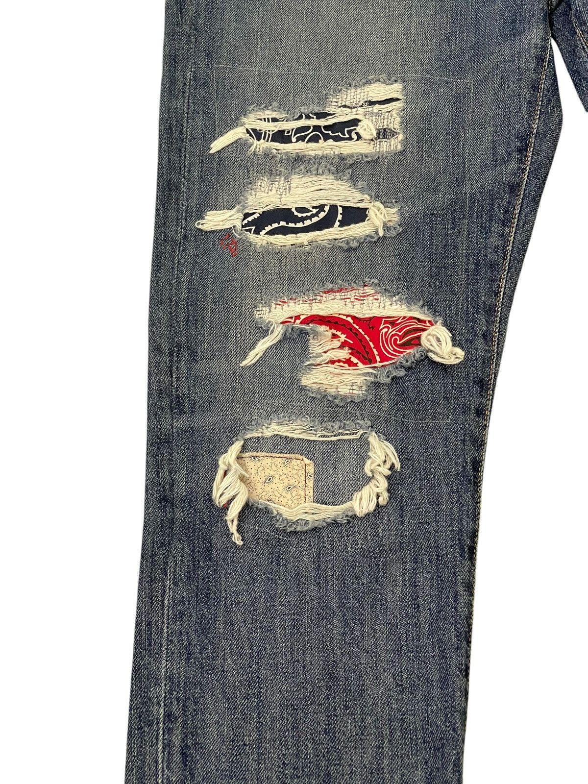 Polo Ralph Lauren New Patchwork Jeans Polo Ralph Lauren Slim Tapered Size US 27 - 4 Thumbnail