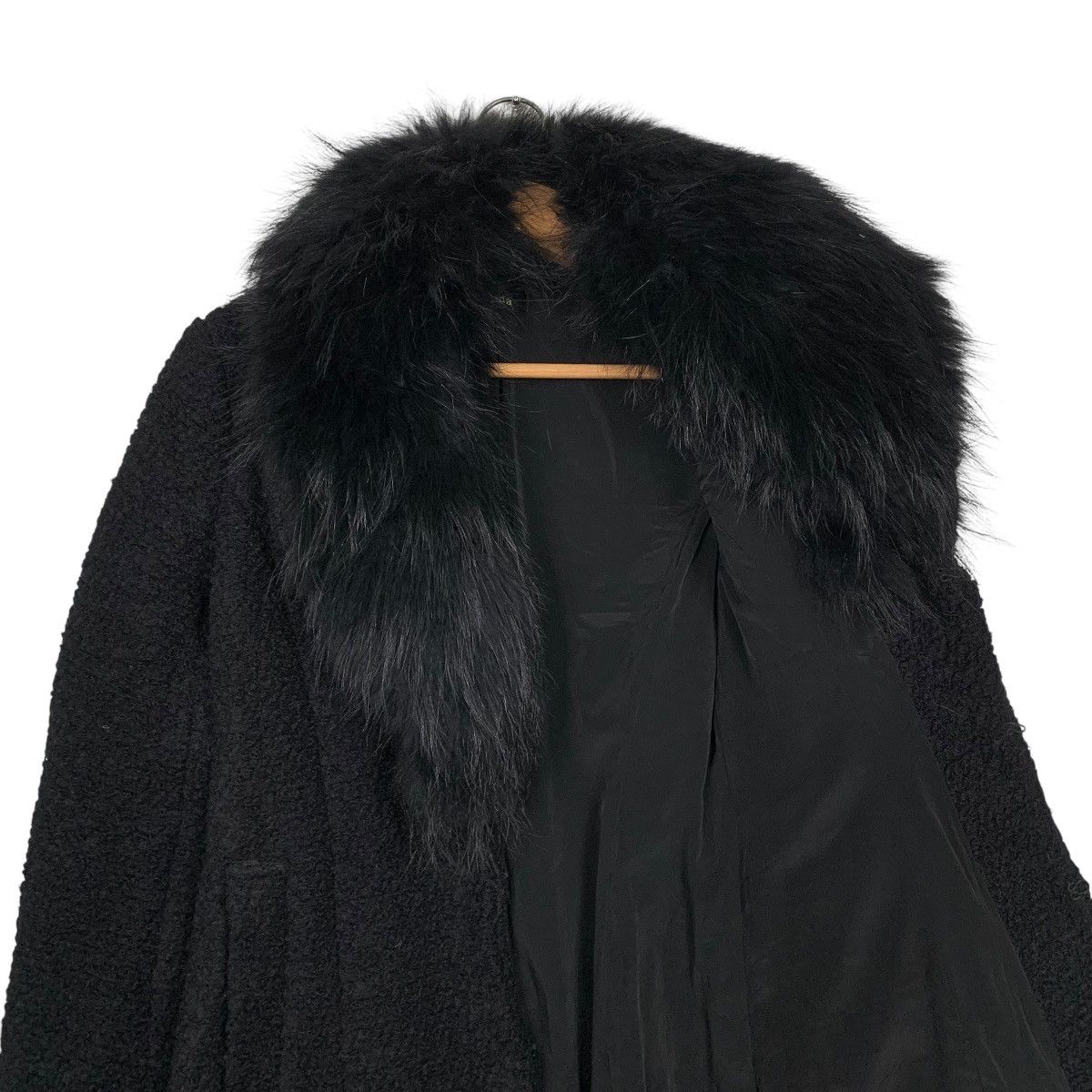 Japanese Brand Japanese Brand Rienda Fur Wool Coat Size S / US 4 / IT 40 - 10 Thumbnail