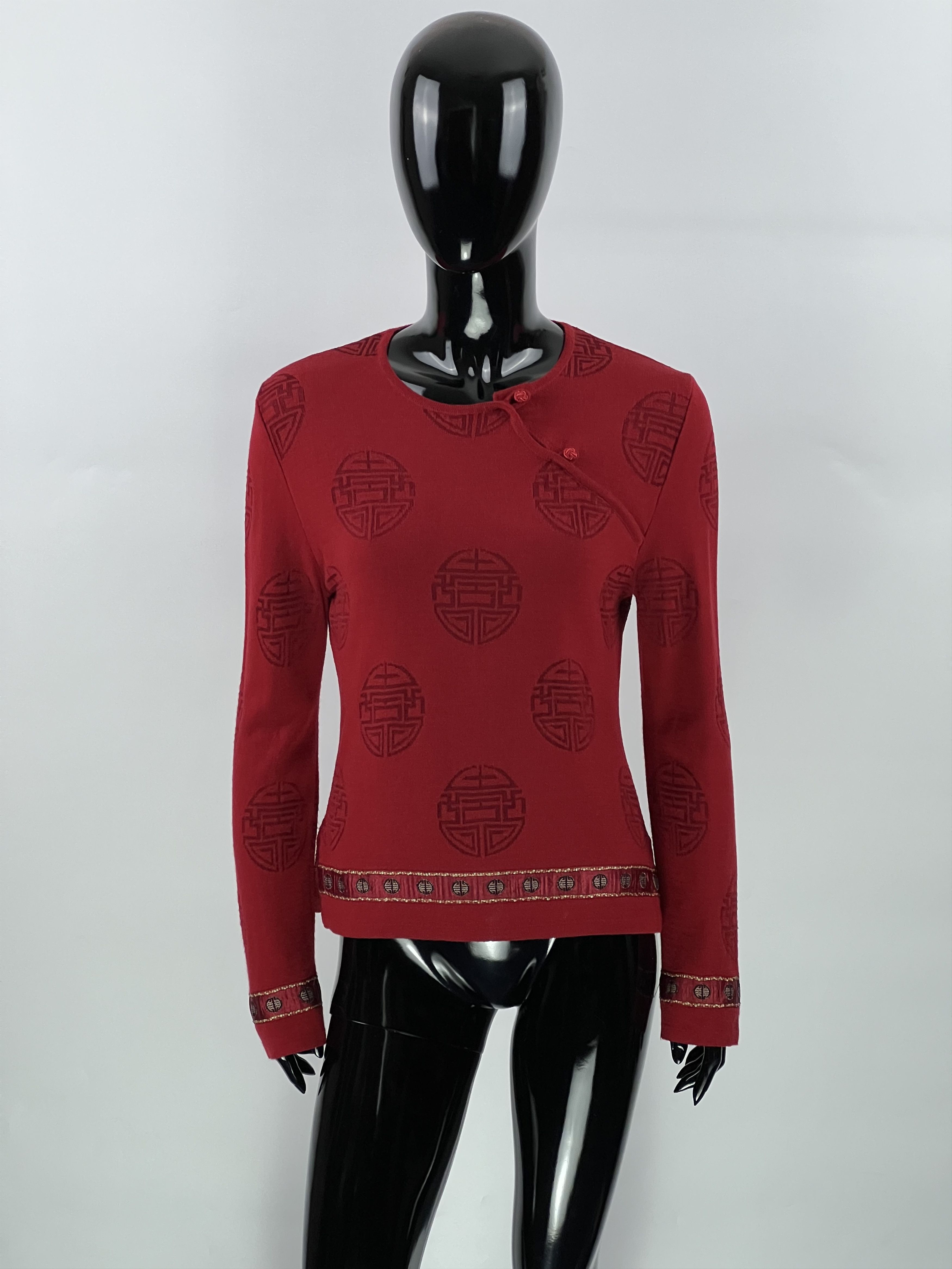 Designer × Vintage Azuleros France Rare Vintage Wool Knit Sweater Size M Size M / US 6-8 / IT 42-44 - 1 Thumbnail