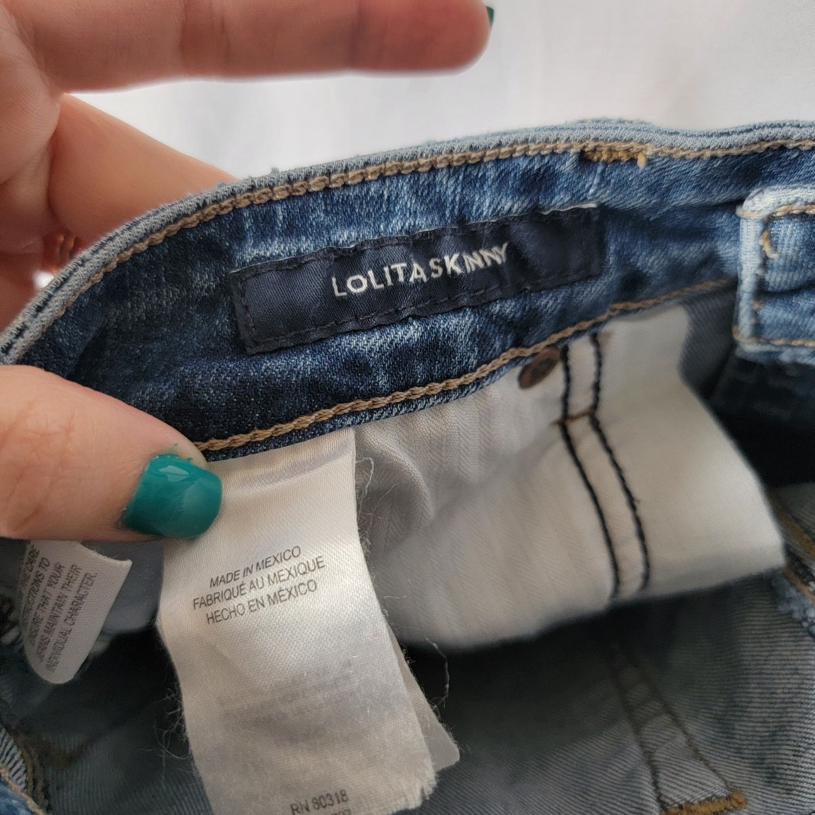 Lucky Brand Lucky Brand Low Rise Skinny Jeans Size 4 Size 27" / US 4 / IT 40 - 8 Thumbnail