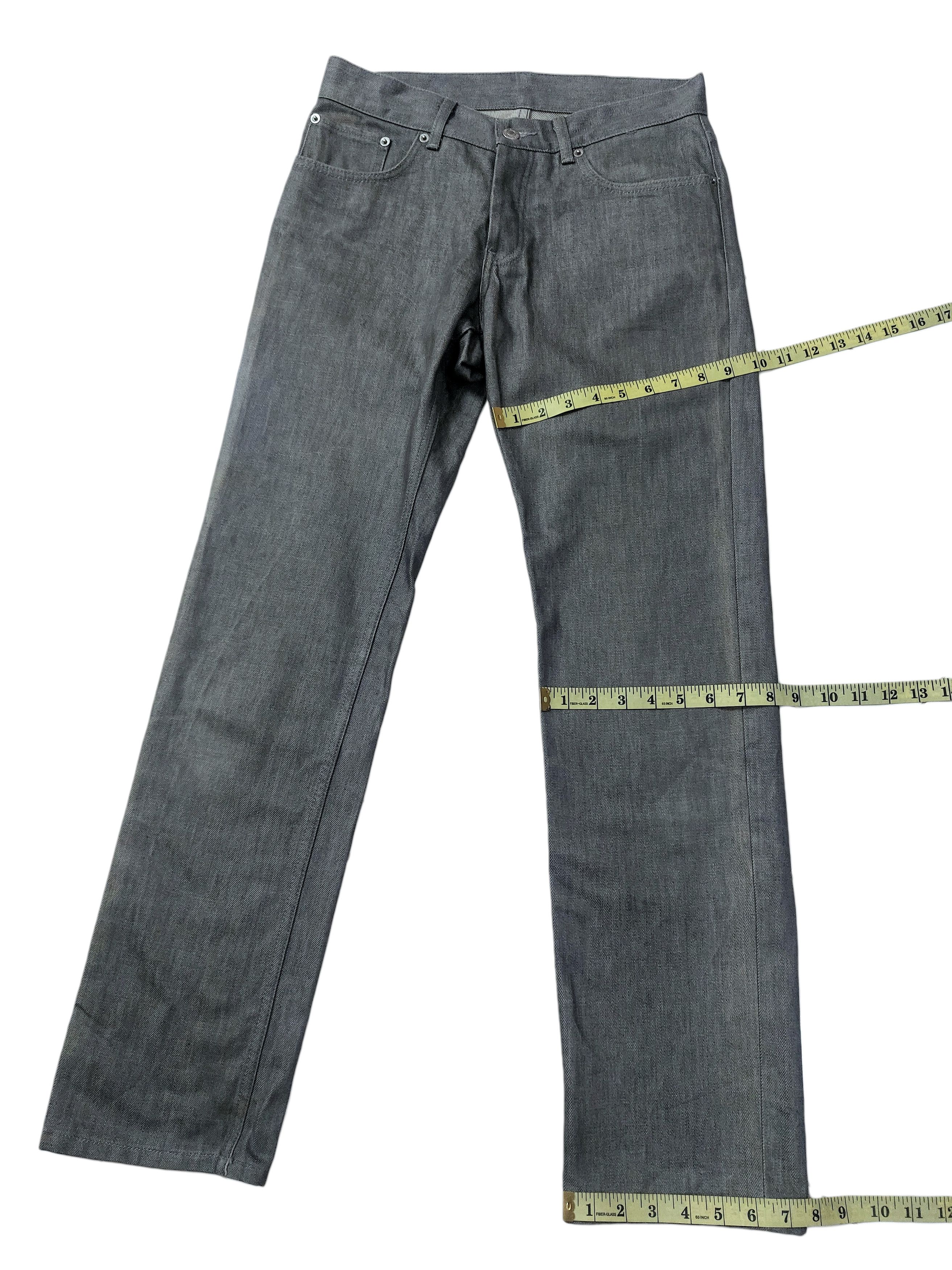 Helmut Lang Helmut Lang Treated Raw Denim Low Waist Contour Fit Size US 29 - 13 Thumbnail