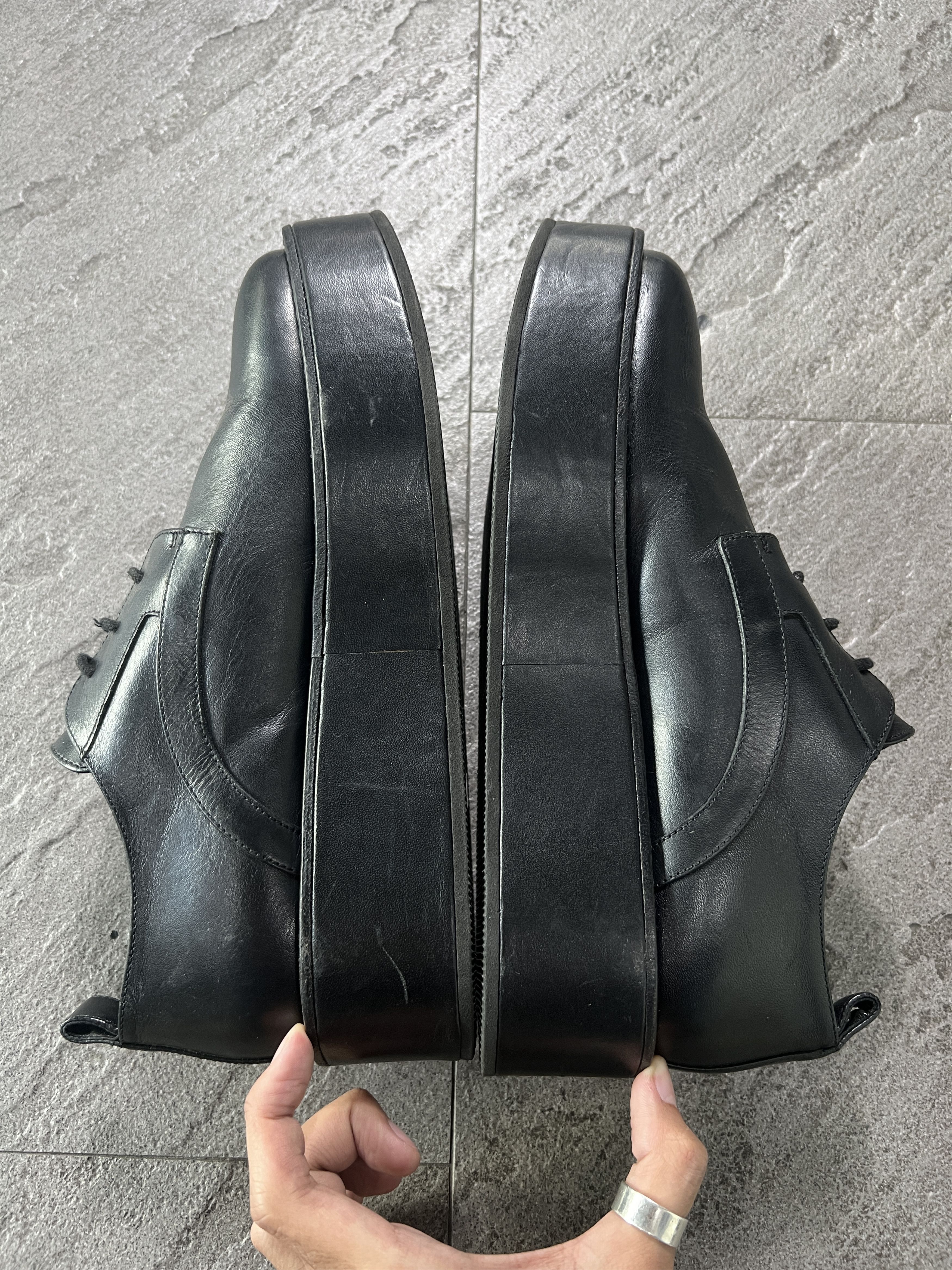 Ann Demeulemeester Ann Demeulemeester Platform Derby Shoes Black EU42 Size US 9 / EU 42 - 7 Thumbnail