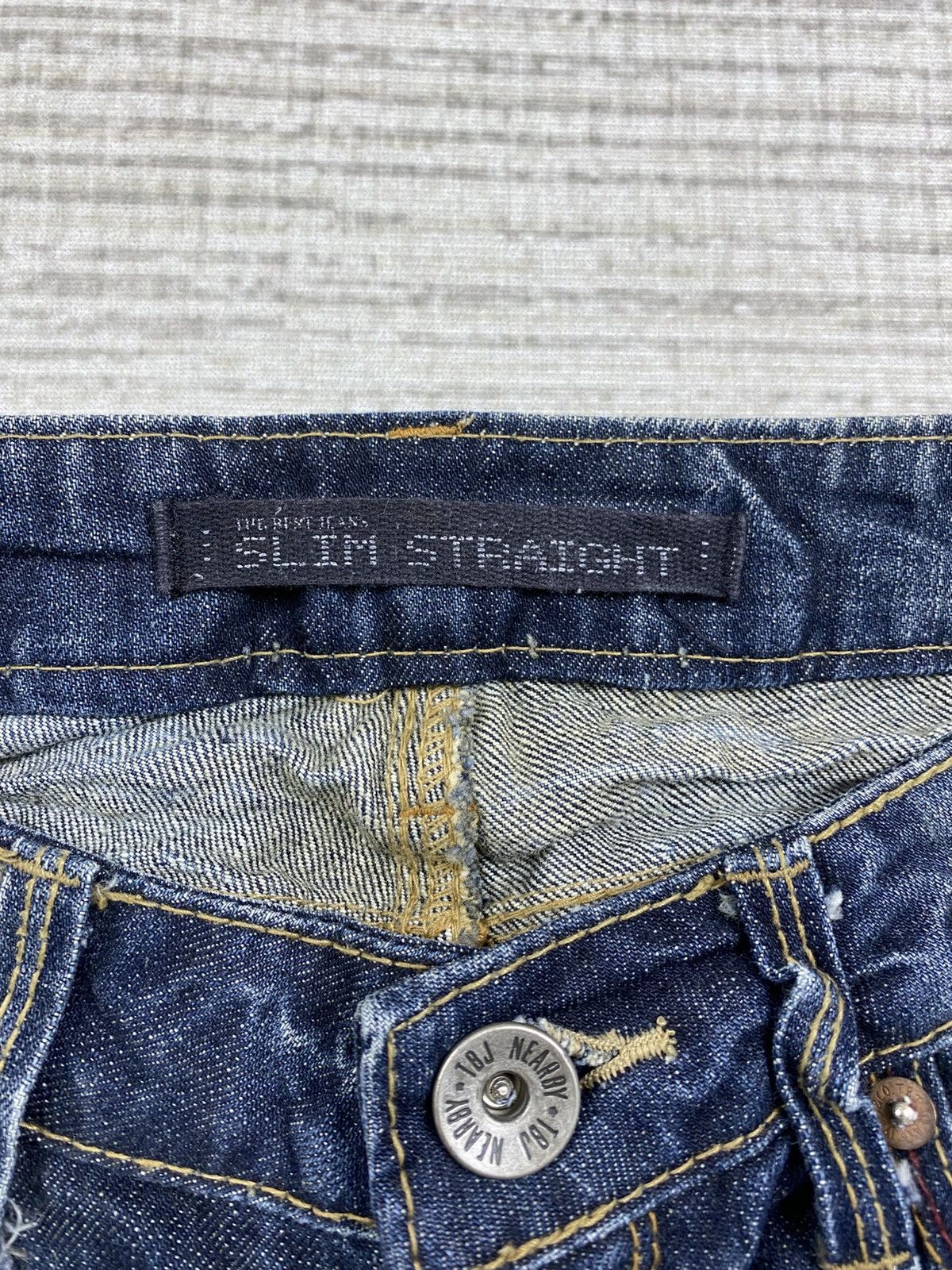 If Six Was Nine × Japanese Brand × Vintage Vintage Flare Tbj Nearby Distressed Denim Jeans Size US 27 - 9 Thumbnail