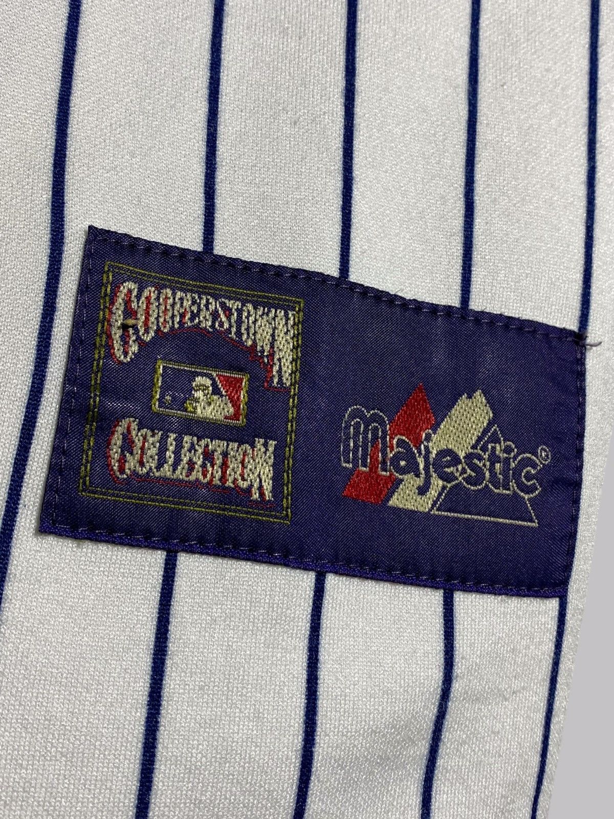 MLB × New York Yankees × Vintage Vintage New Tork Yankees Baseball Jersey Stripped Button Up Size US XL / EU 56 / 4 - 11 Thumbnail