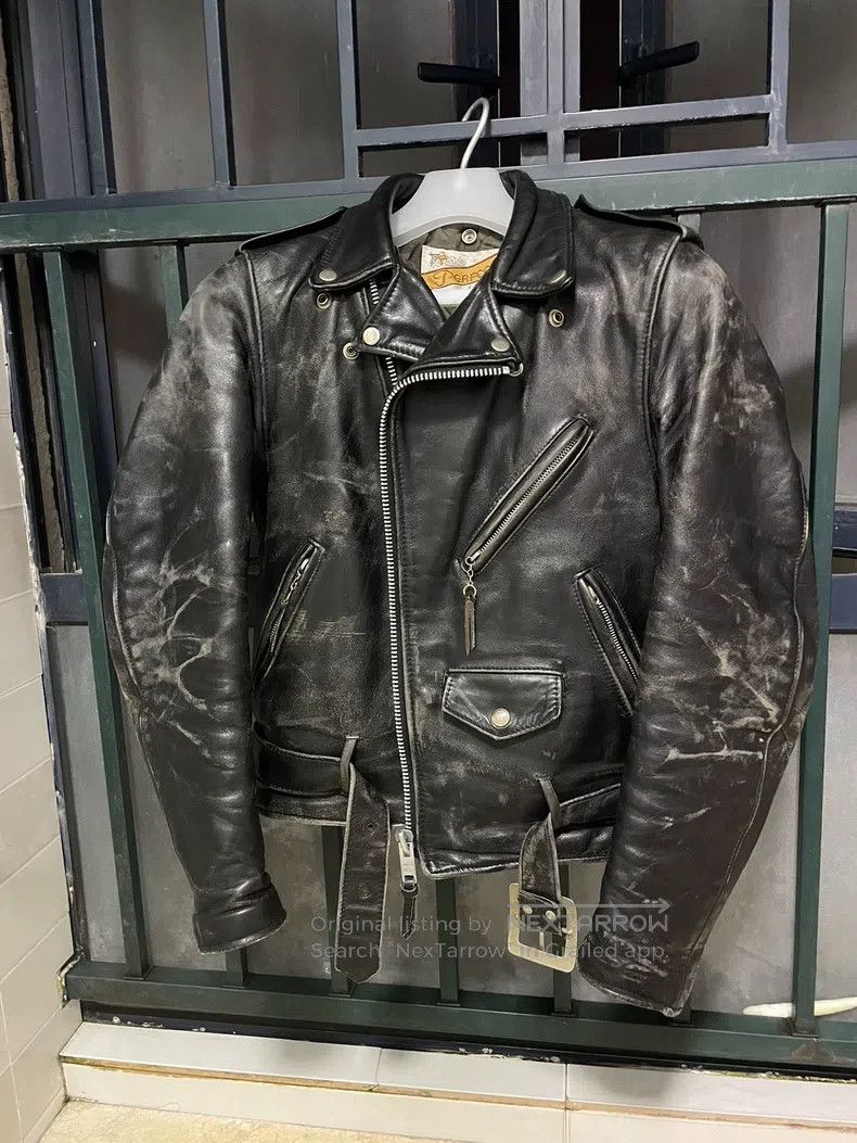 Schott Schott 618 Leather Jacket Size US XS / EU 42 / 0 - 1 Thumbnail