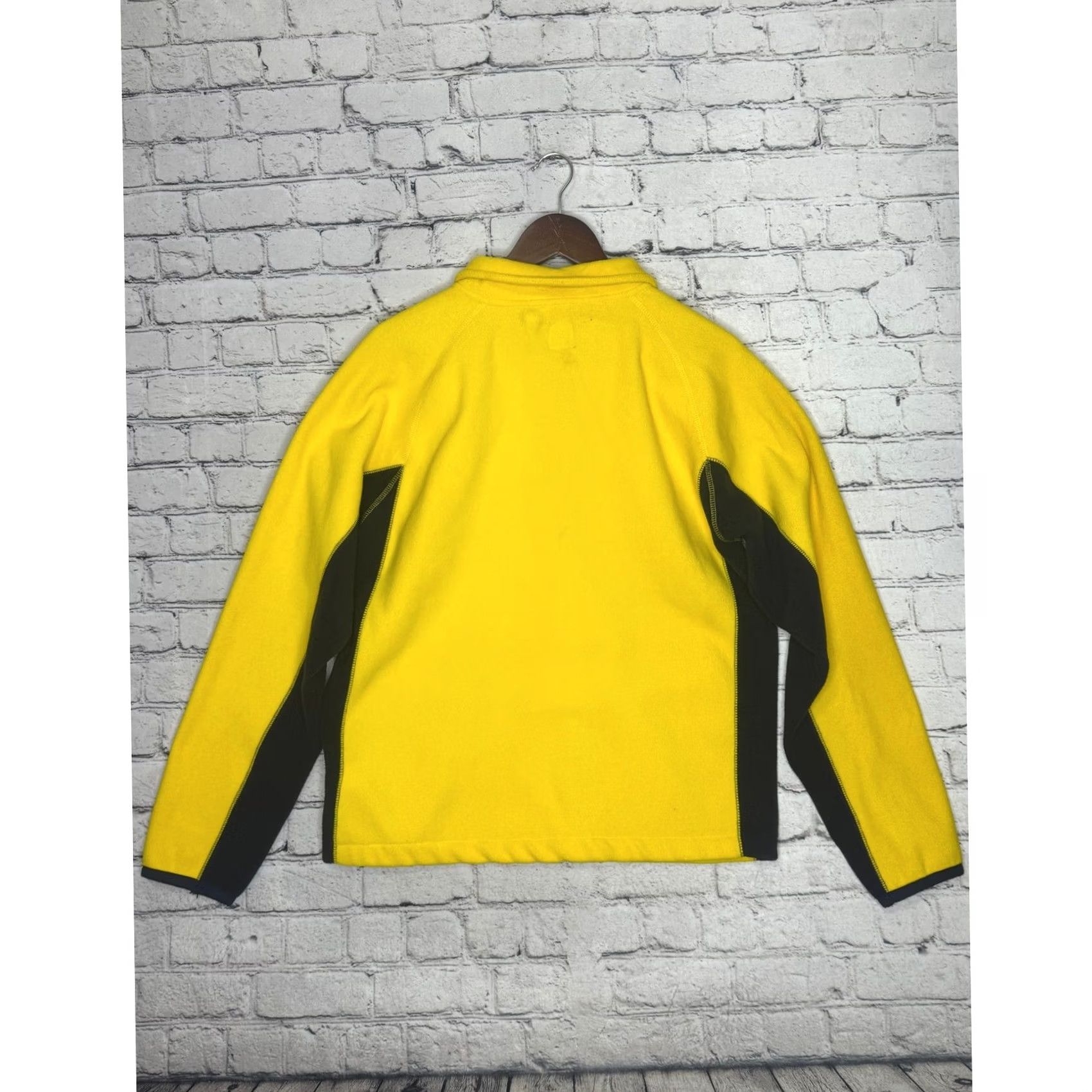 Gap GAP Fleece Sweatshirt M Yellow Black 1/4 Zip Pullover Men's Size US M / EU 48-50 / 2 - 3 Thumbnail