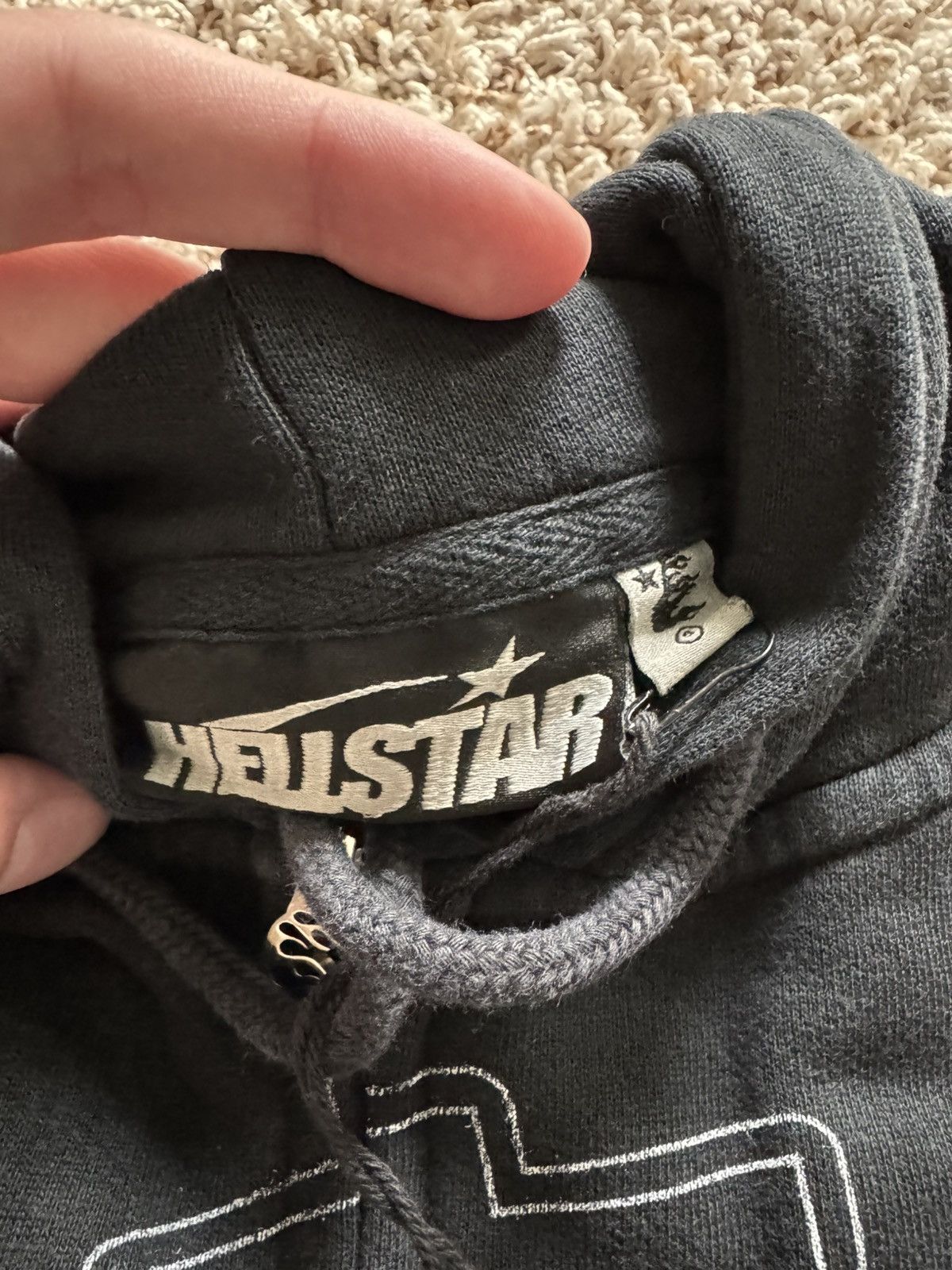 HELLSTAR Hellstar Graffiti Zip Up Hoodie Black Size US S / EU 44-46 / 1 - 12 Thumbnail