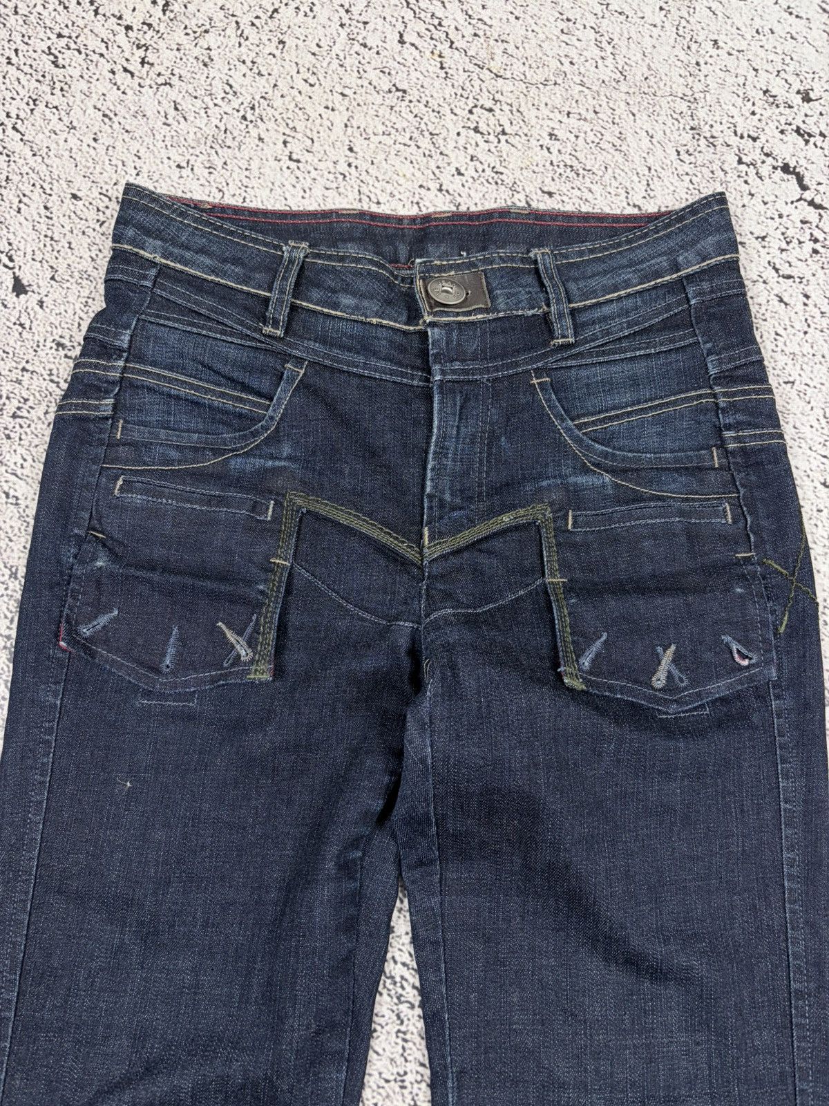 Marithe + Francois Girbaud Vintage Marithe Francois Girbaud Archival X-Pocket Jeans Size 27" / US 4 / IT 40 - 4 Thumbnail