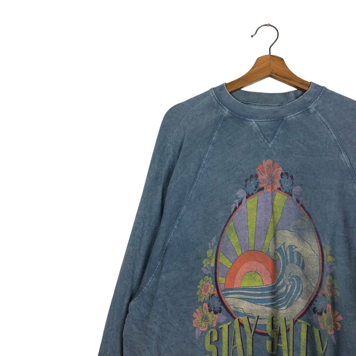 Billabong 🔥VINTAGE SWEATSHIRT BILLABONG X THE SALTY BLONDE BIG LOGO Size US M / EU 48-50 / 2 - 9 Thumbnail