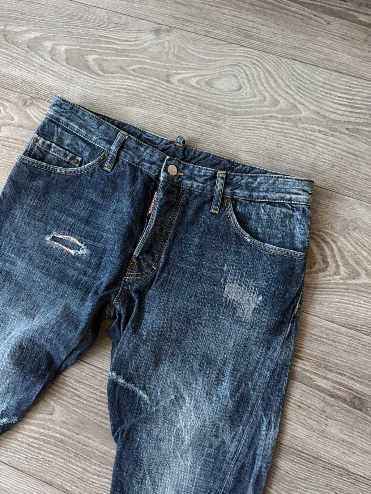 Dsquared2 Dsquared 2 Vintage Distressed Opium Rare Denim Jeans Size US 33 - 8 Thumbnail