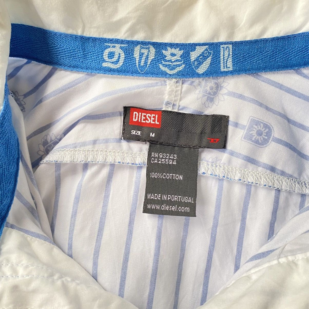 Diesel DIESEL Blue Line Accent Shirt Size US M / EU 48-50 / 2 - 10 Thumbnail
