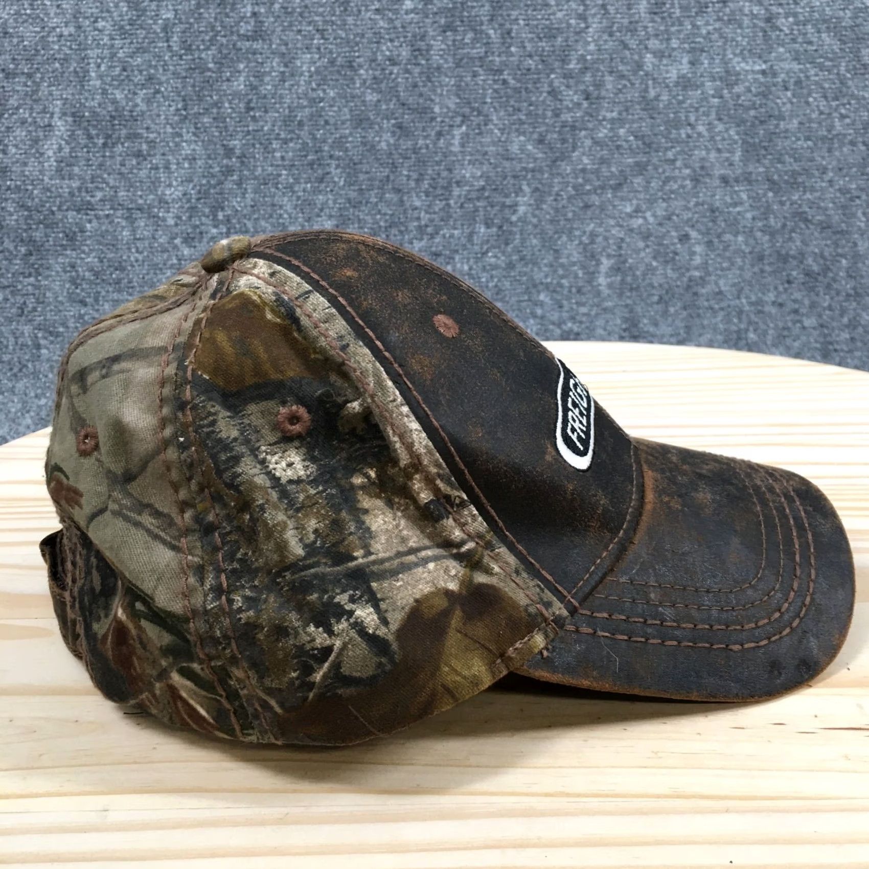 Logo 7 Freight Liner Baseball Cap Unisex Brown OS Adjustable Leather Embroidered Logo Size ONE SIZE - 6 Thumbnail