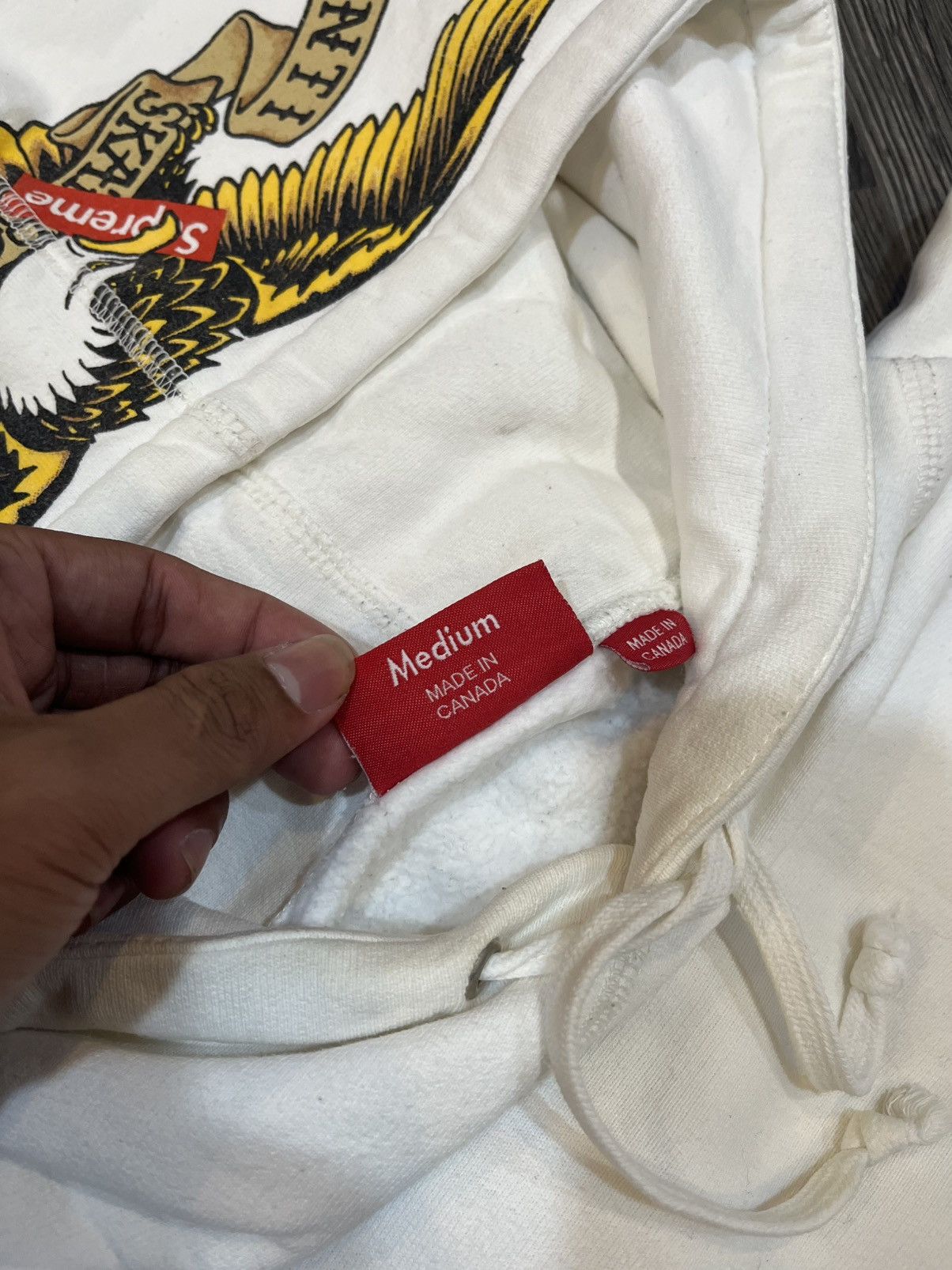 Antihero × Supreme Supreme x Anti Hero 2022 Hooded Sweatshirt Size US M / EU 48-50 / 2 - 6 Thumbnail