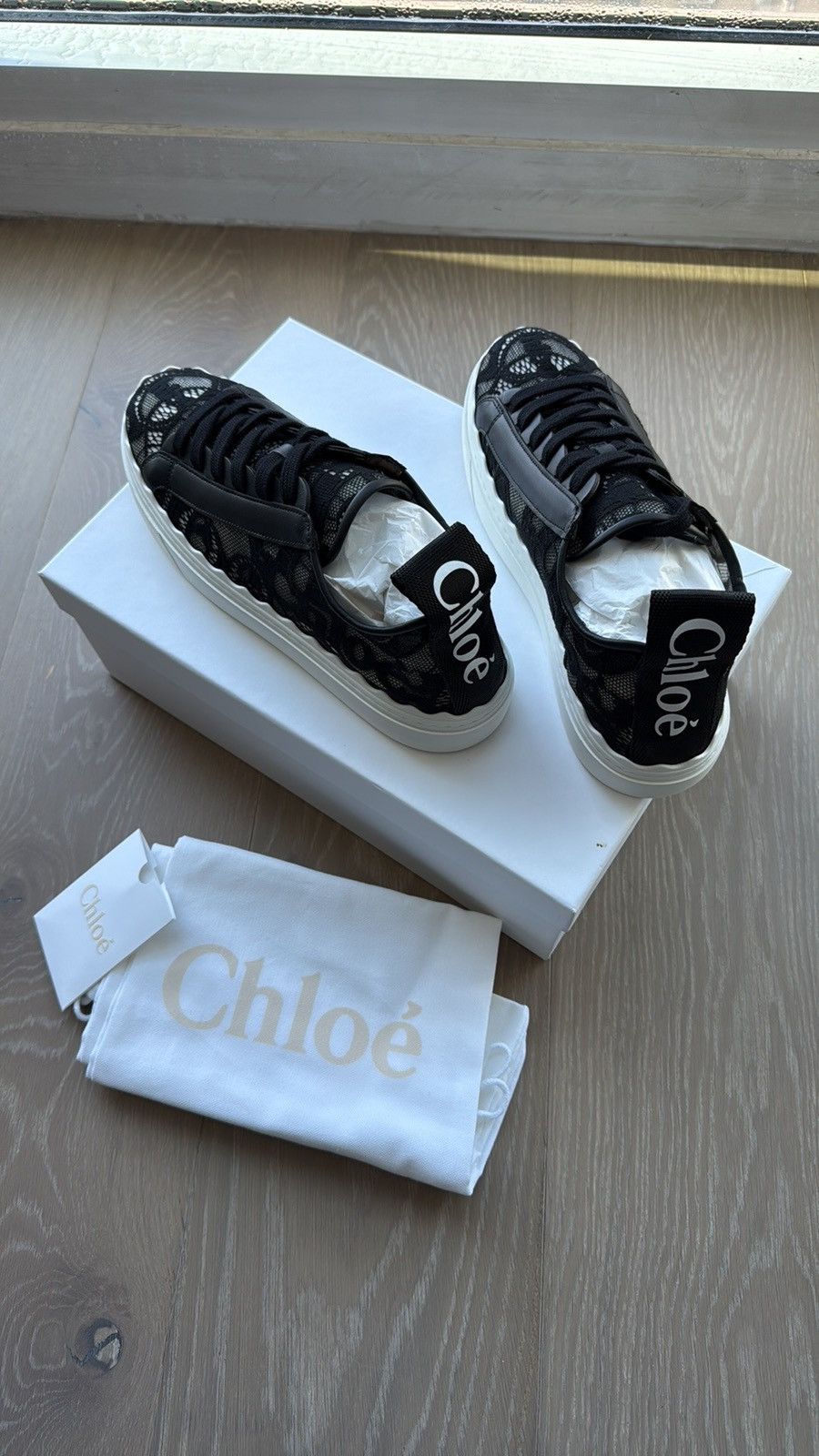 Chloe Chloe Lauren Sneakers size 41EU Size US 11 / IT 41 - 3 Thumbnail