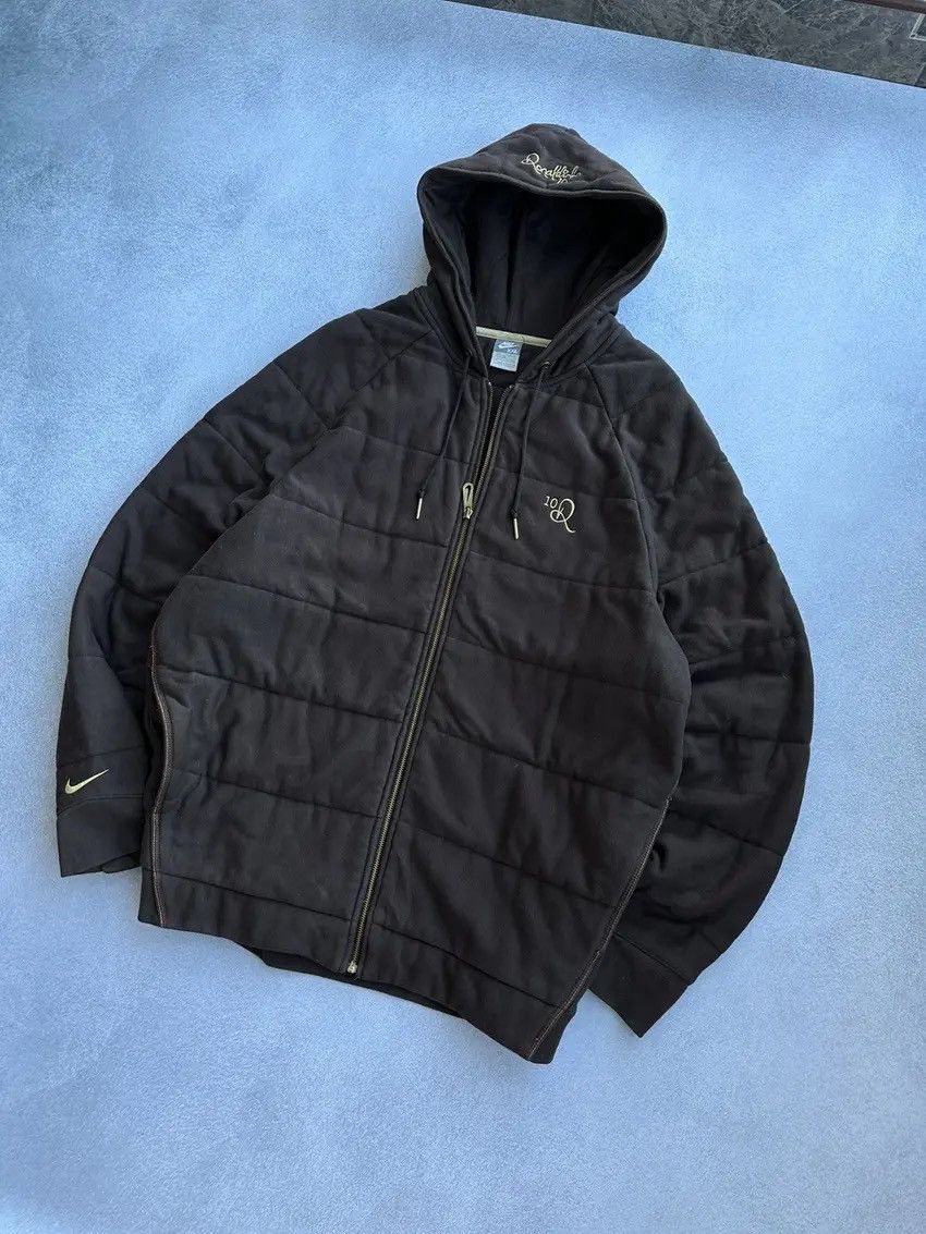Nike × Vintage Vintage Nike Ronaldinho 10 Rare Brown Heavy Jacket Size US XXL / EU 58 / 5 - 2 Thumbnail