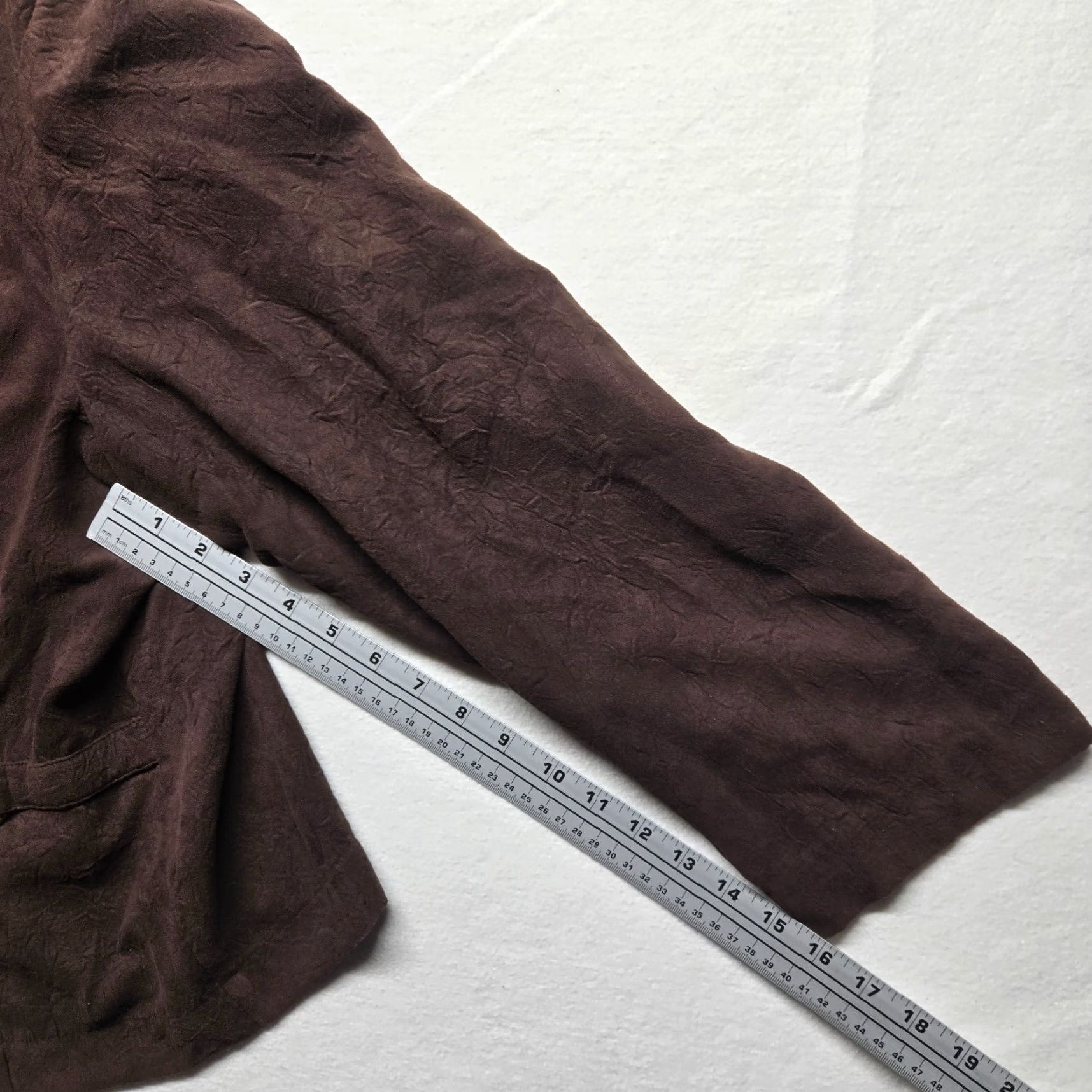 Vintage RQT Woman Jacket Adult 2X Brown Solid Layered Button Up Womens Size XXL / US 16-18 / IT 52-54 - 5 Thumbnail