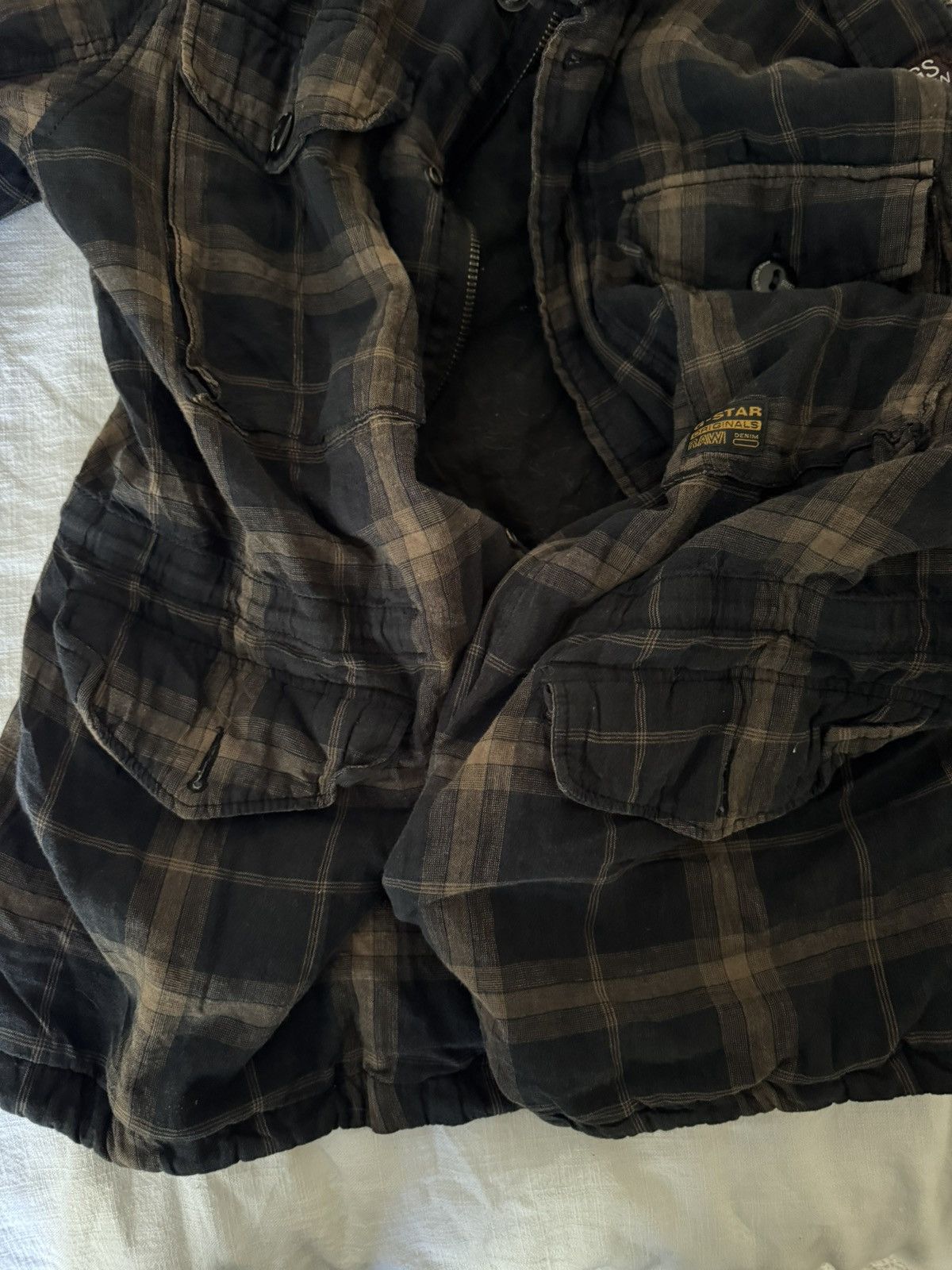G-Star G Star Raw Plaid Utility Jacket Size US L / EU 52-54 / 3 - 5 Thumbnail