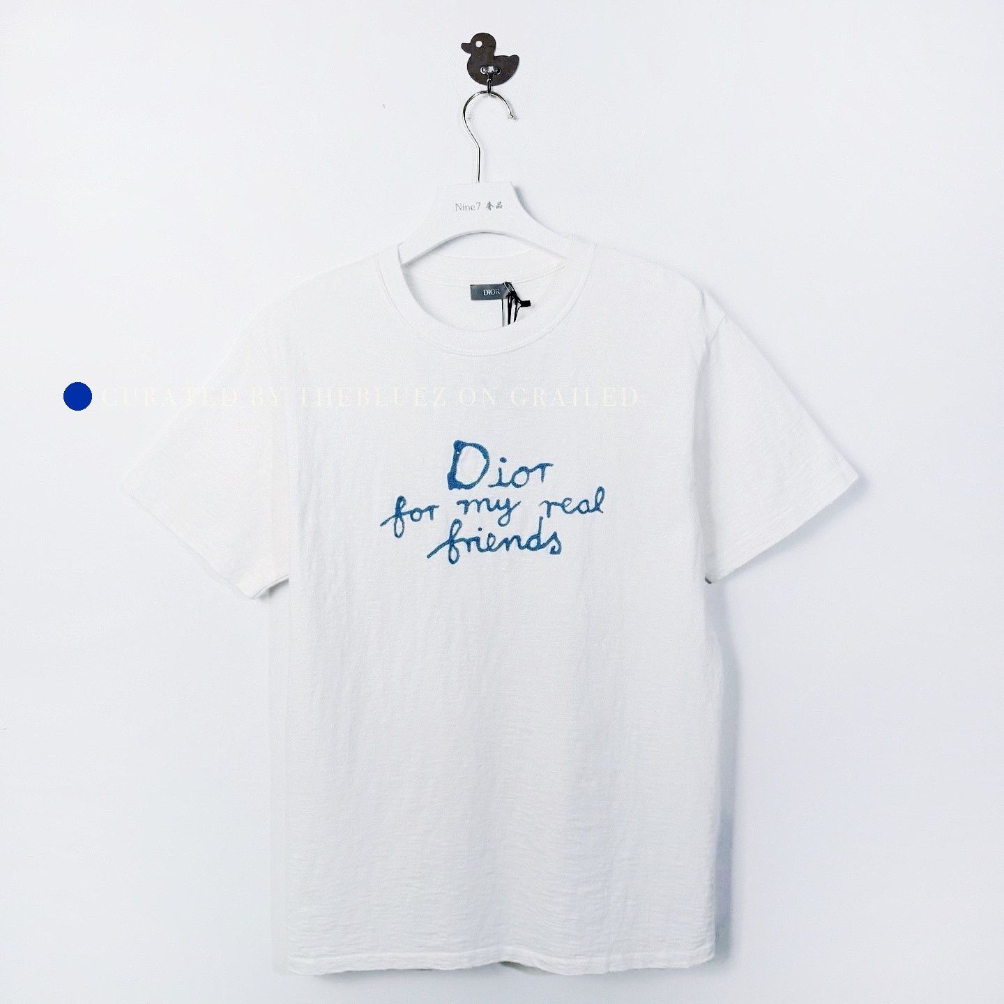 Dior × Hedi Slimane Original Dior Homme AW04 e white t-shirt size