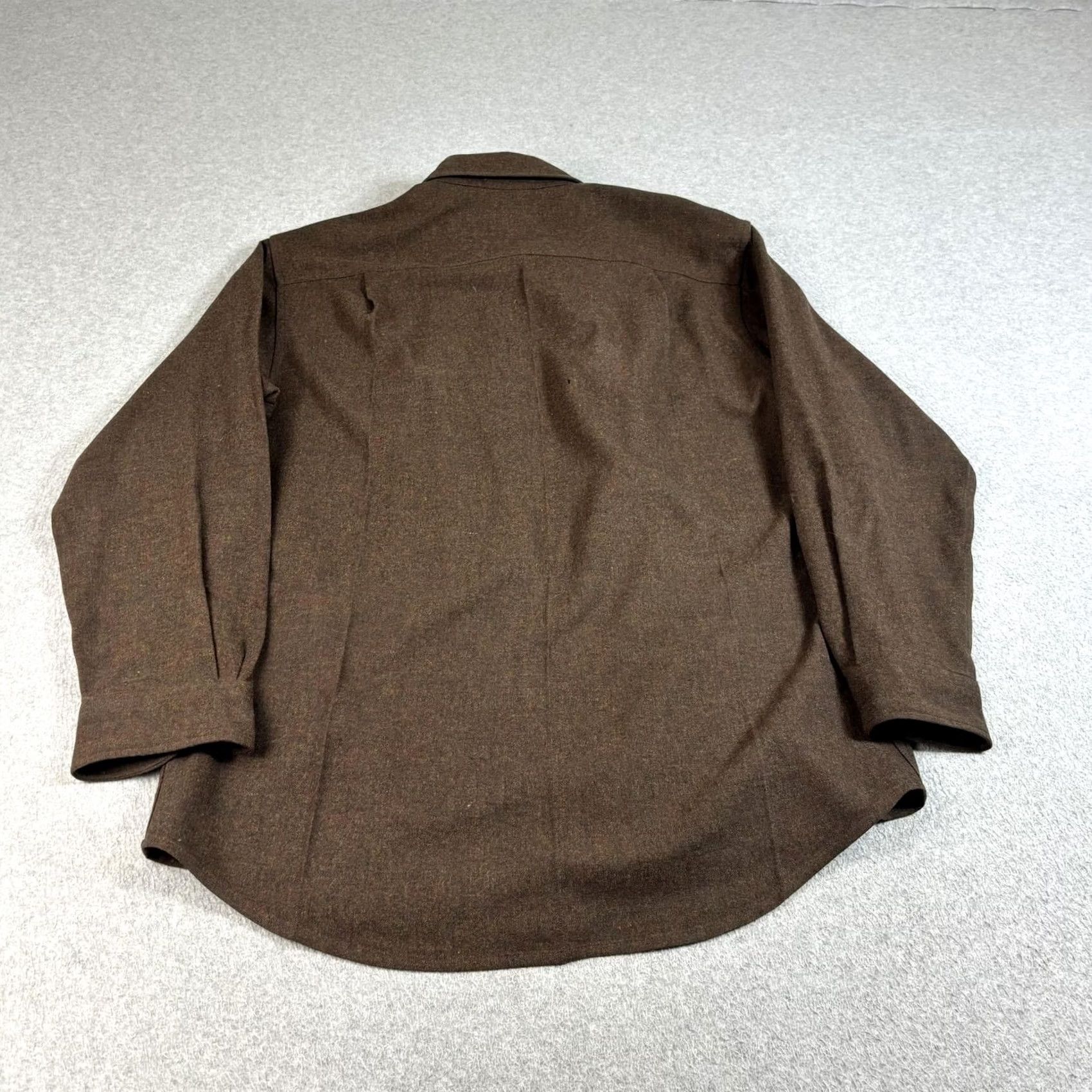 Pendleton Pendleton Shirt Mens Medium Brown Wool Elbow Patch Tweed Heritage Academia Read Size US M / EU 48-50 / 2 - 2 Thumbnail
