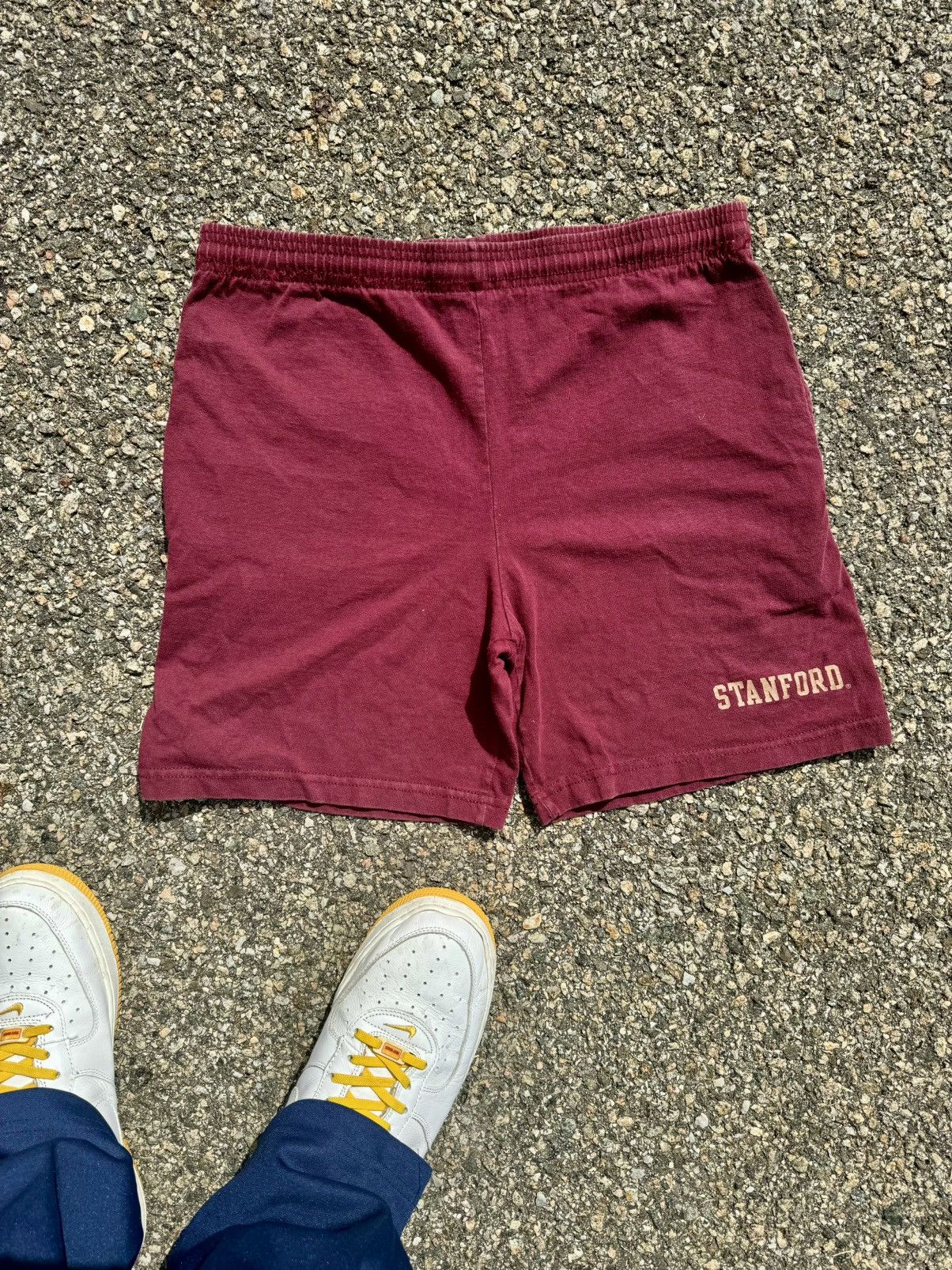 Vintage Vintage 90’s Stanford University College Shorts Size US 29 - 1 Thumbnail