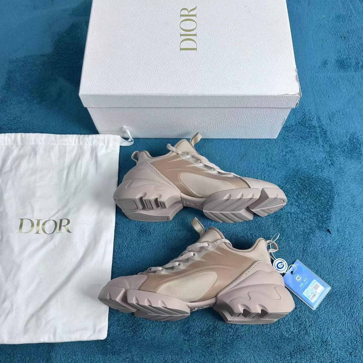 Dior Dior Nude Dad Sneakers Size 37.5 Like New With Box Size US 7 / IT 37 - 2 Thumbnail